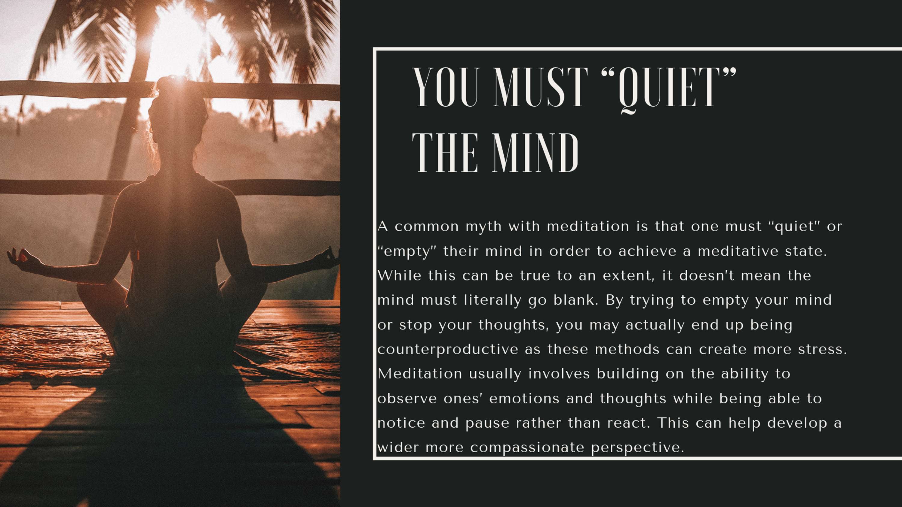 Meditation Myths And How To Avoid Them by Aimee Bida