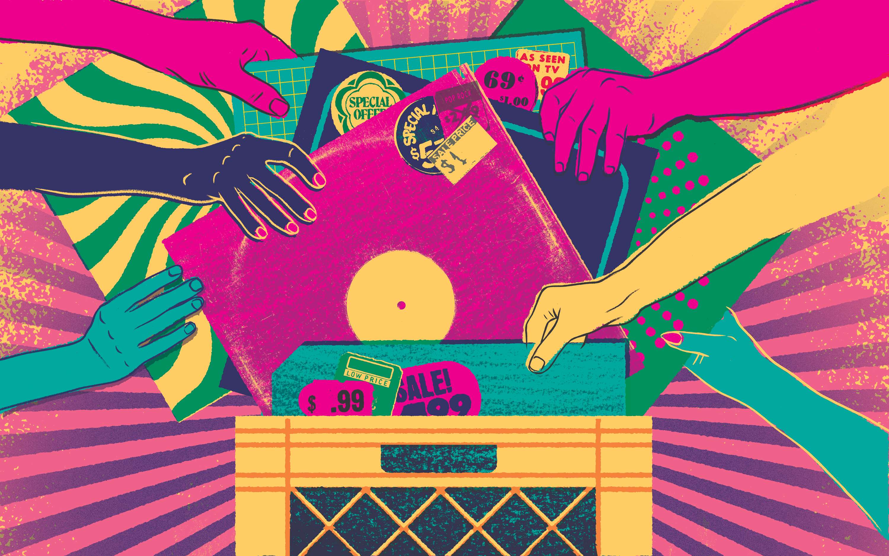 Red Bull Radio monthly show graphics by Nick Taylor