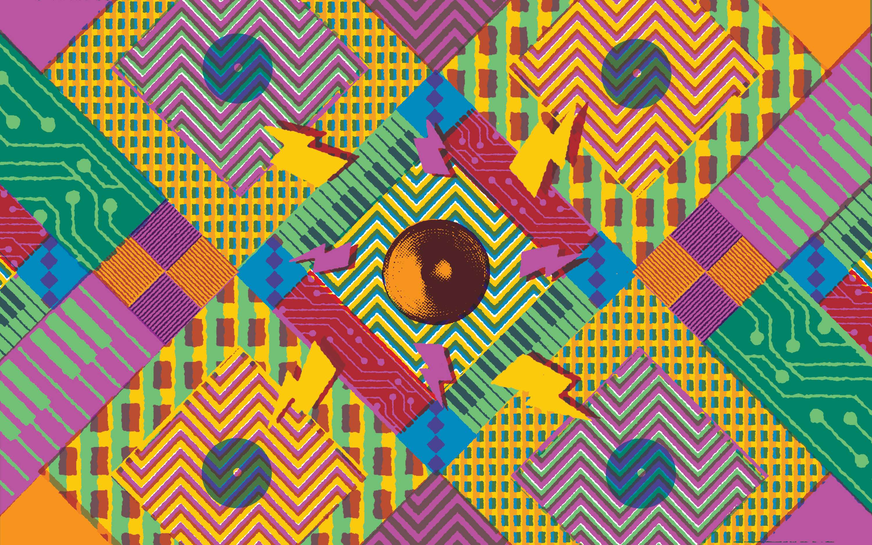 Red Bull Radio monthly show graphics by Nick Taylor