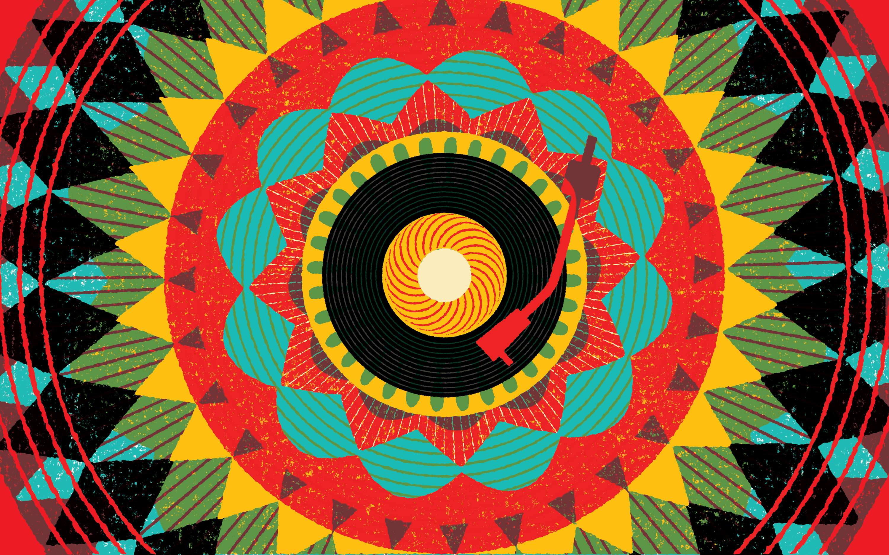 Red Bull Radio monthly show graphics by Nick Taylor