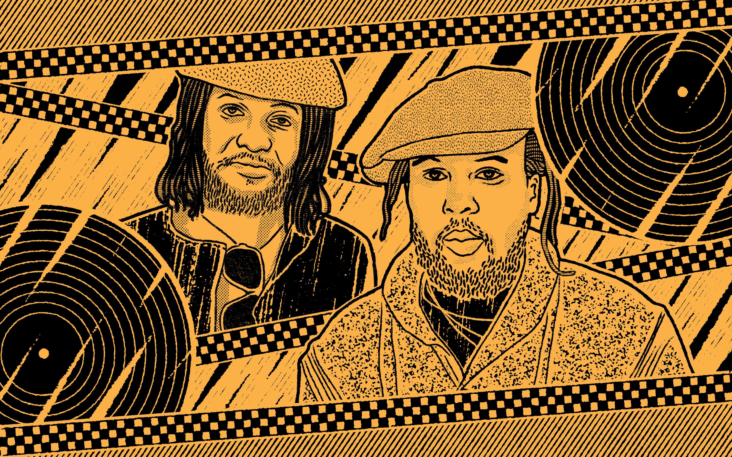 Red Bull Radio monthly show graphics by Nick Taylor