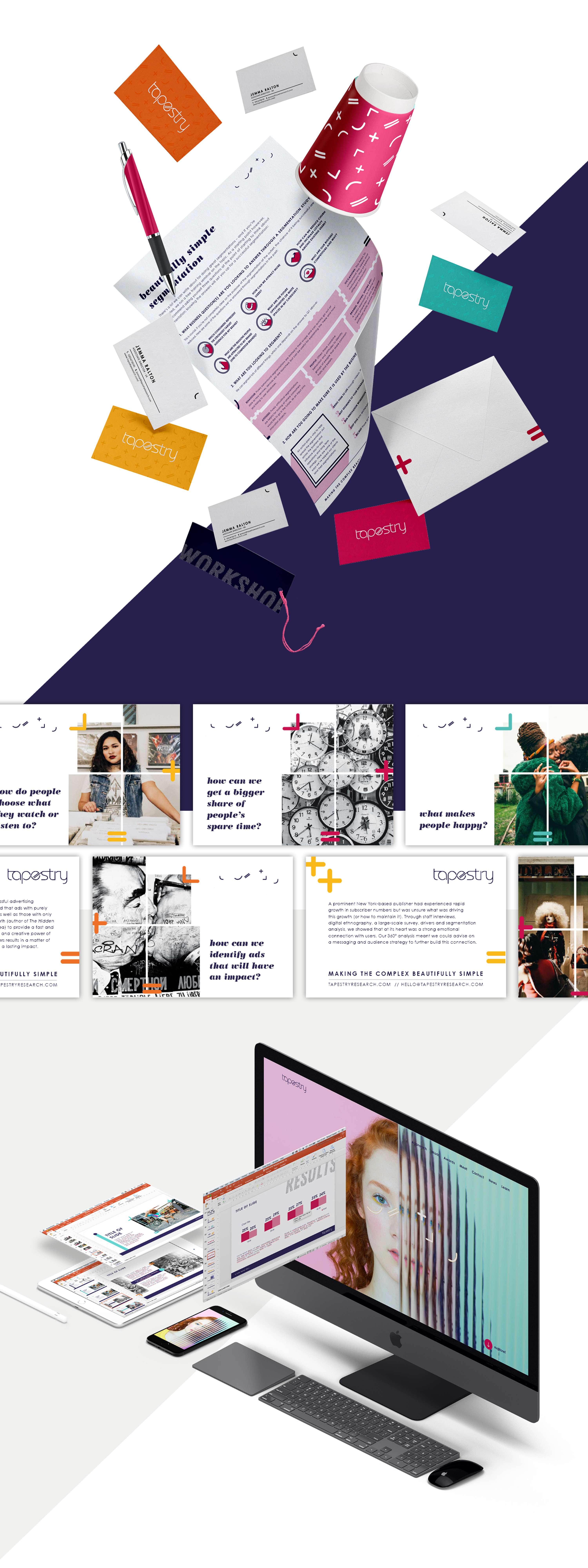 Tapestry Research Rebranding by Katie Killip