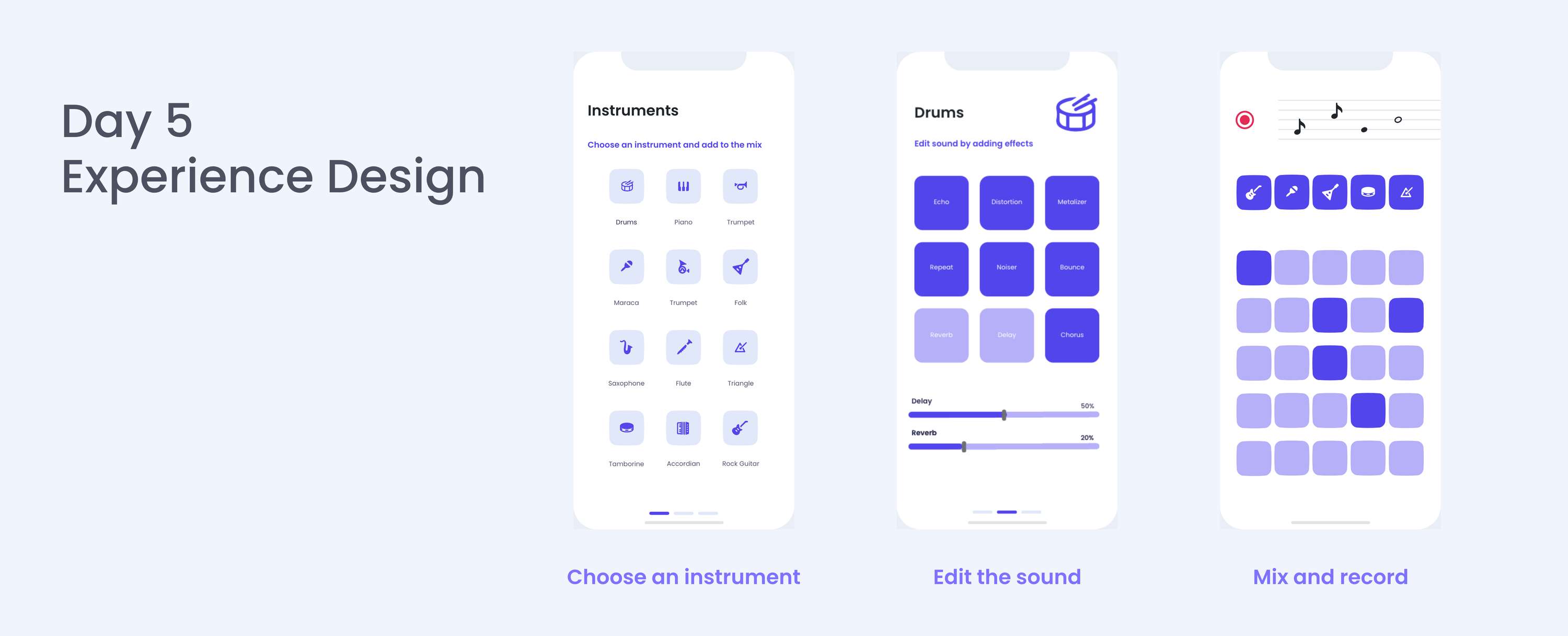 MasterBeat - Adobe XD Daily Challenge by Ivana D'Accico