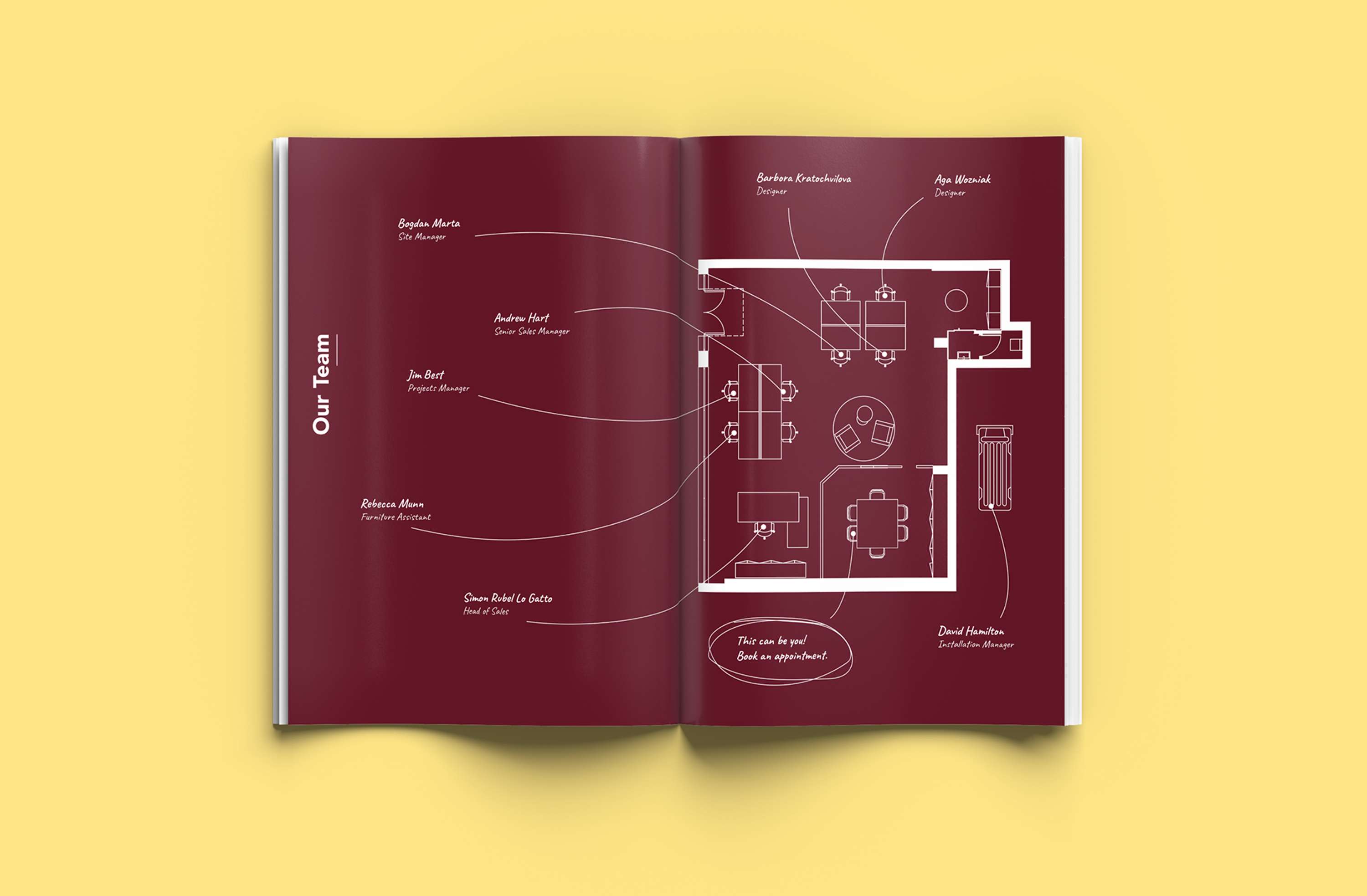 Brochure for Design&Build company by Barbora Kratochvilová
