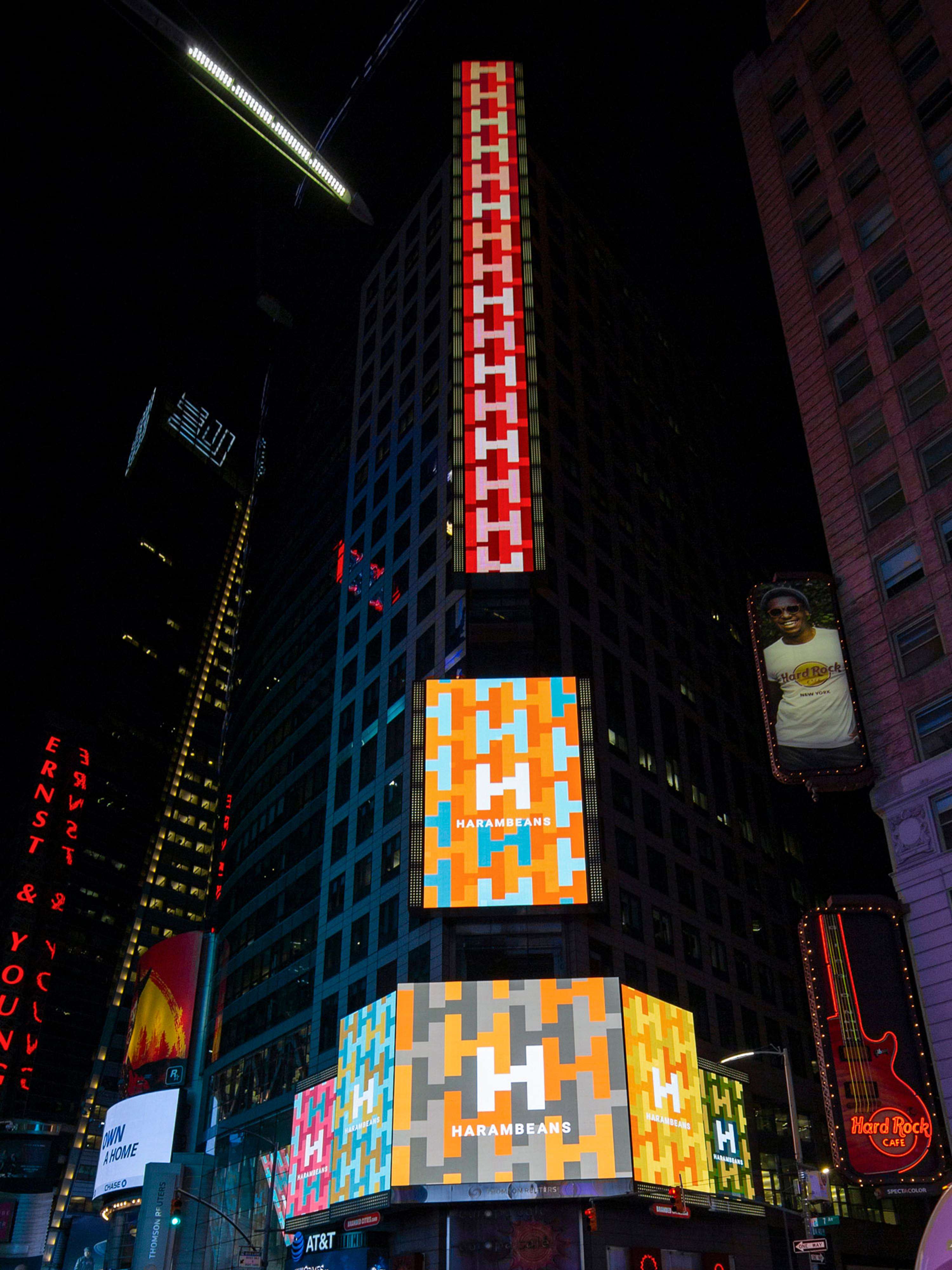 Harambeans on NYC Times Square by Matthias Reichwald