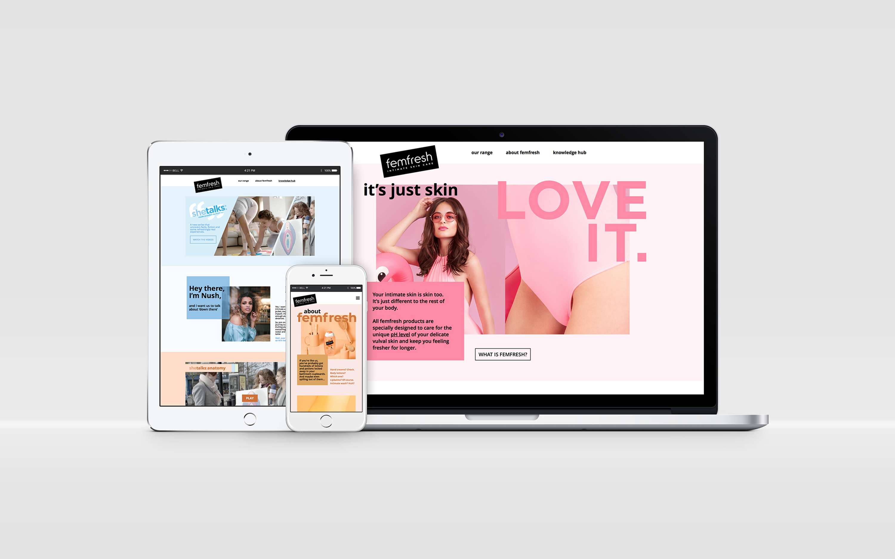 Femfresh refresh by Joanna Risley