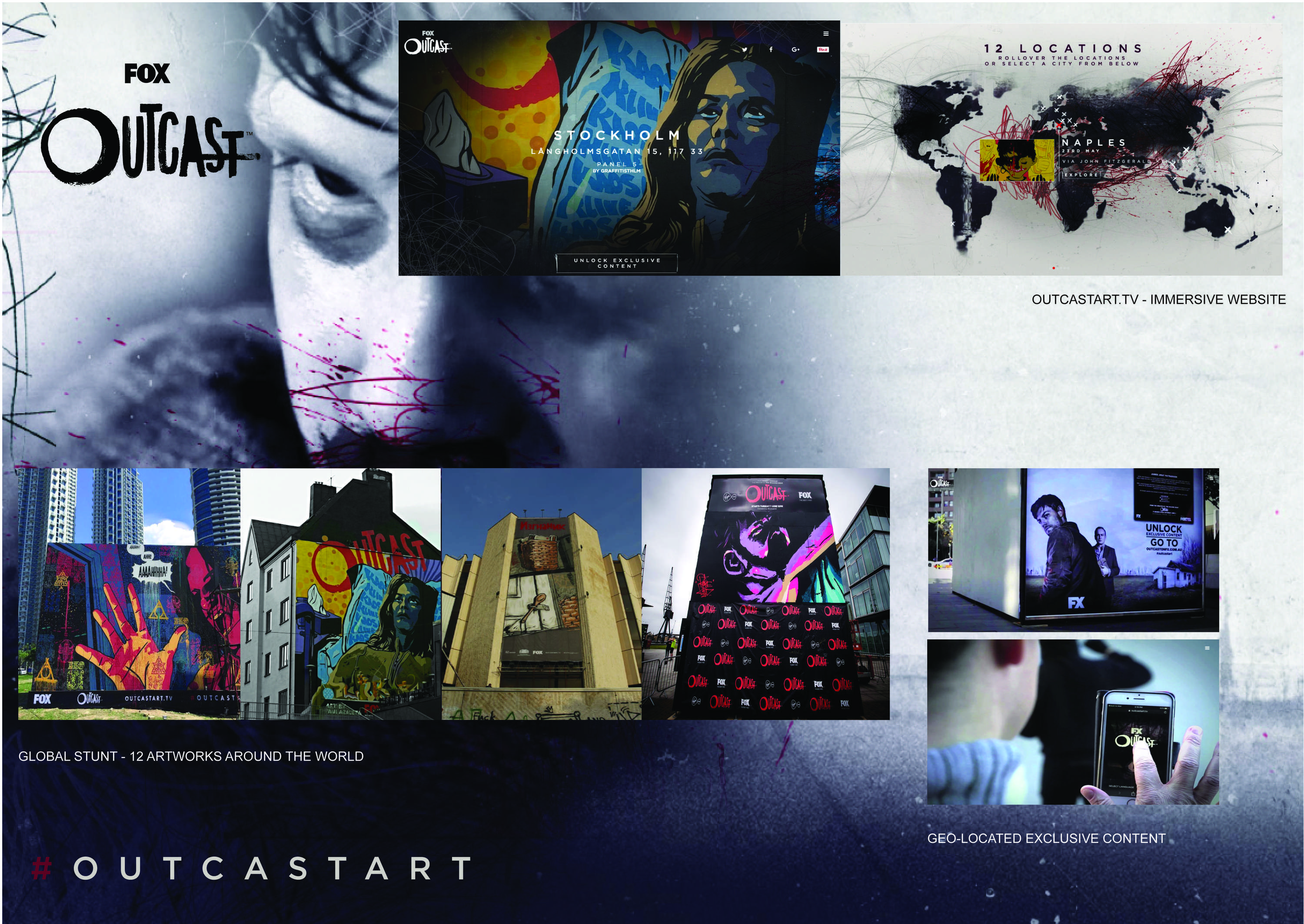 #OutcastArt - FOX Global Networks by Katrina Howell