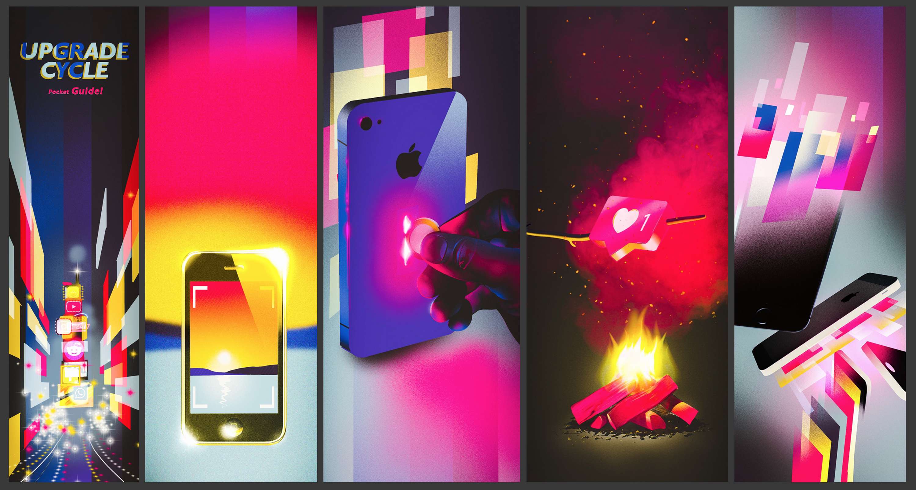 Upgrade Cycle - 2019 (DIGITAL ILLUSTRATIONS) by Robert Manning