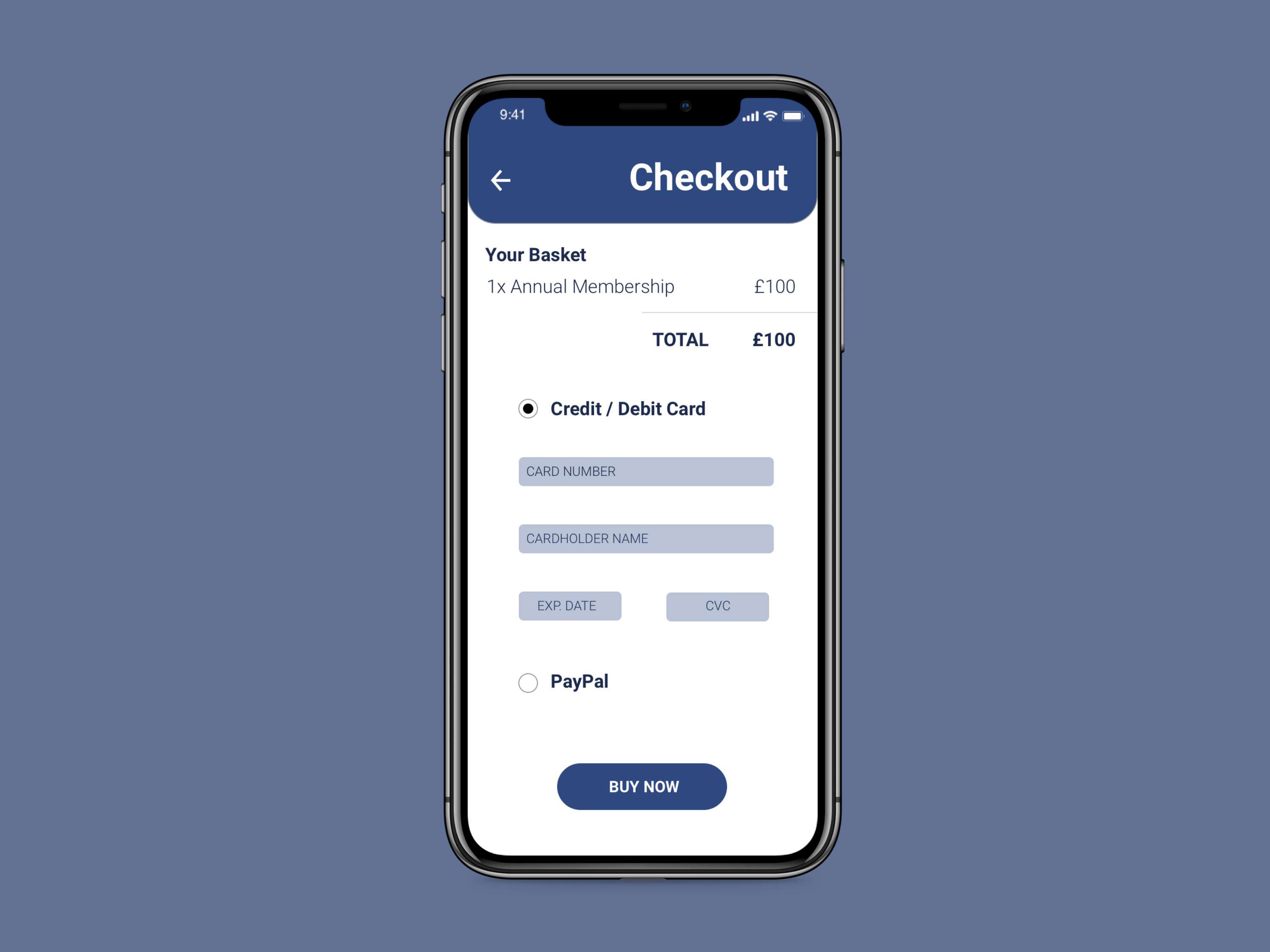 Daily UI Challenge by Ivana D'Accico