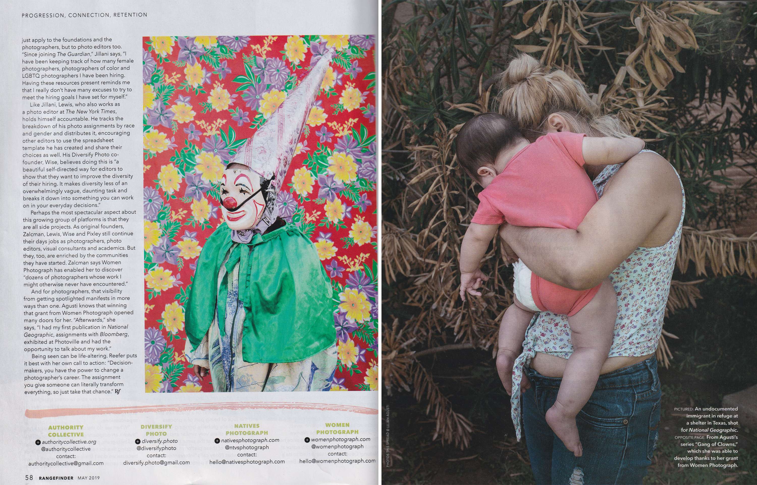 Social Network feature for May issue of Rangefinder magazine by Greer McNally