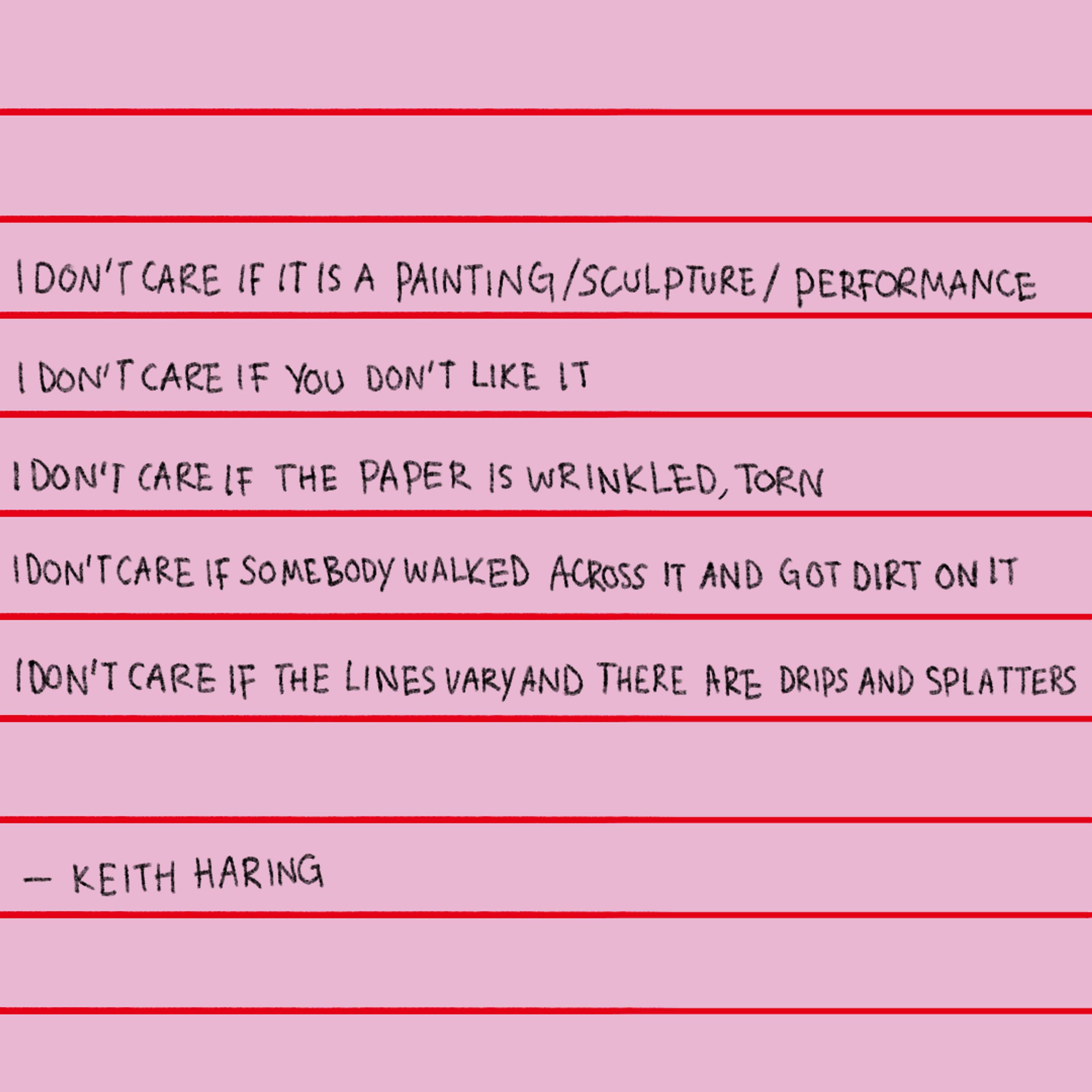 keith haring sayings