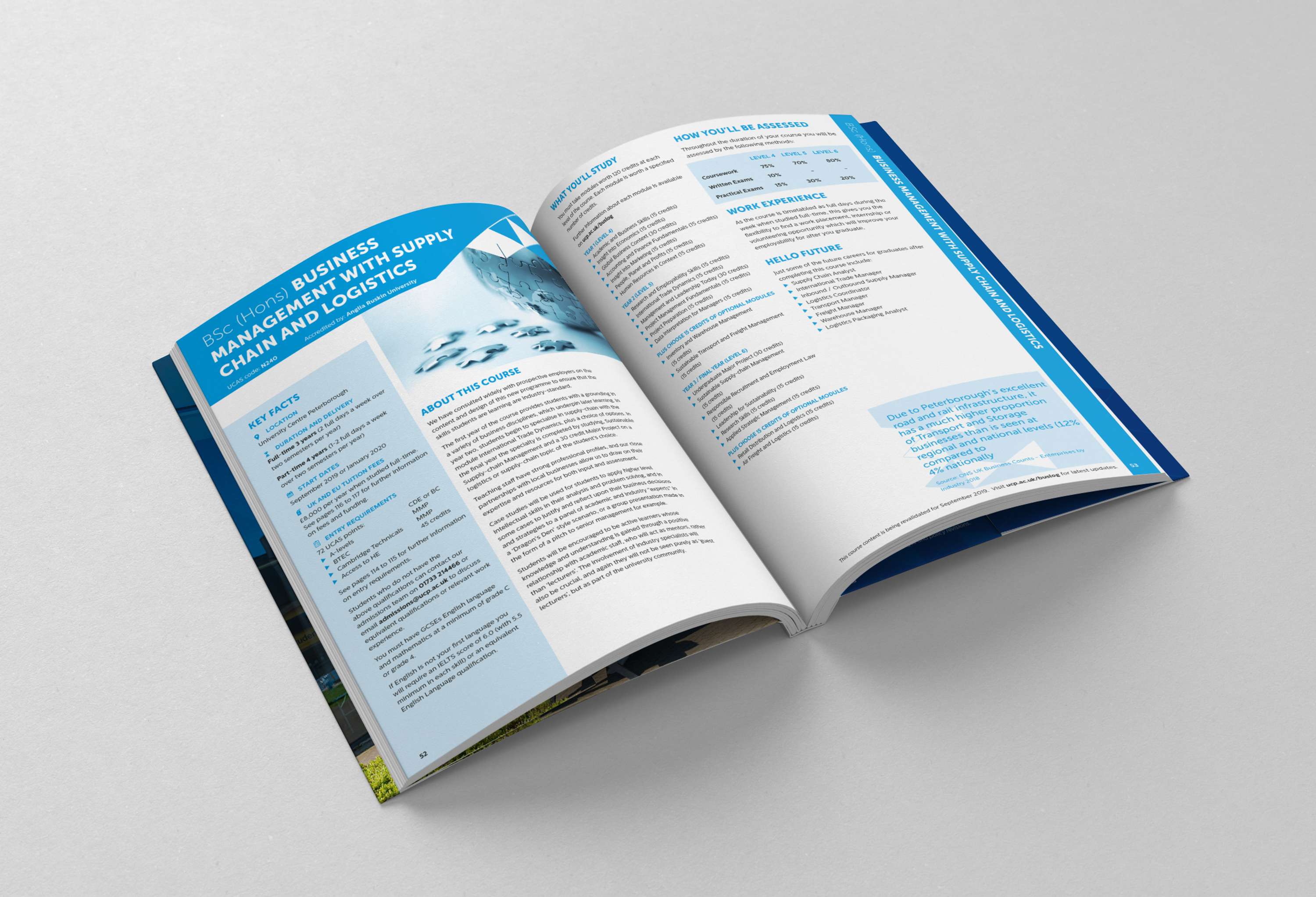 University prospectus by Alex Whiteley