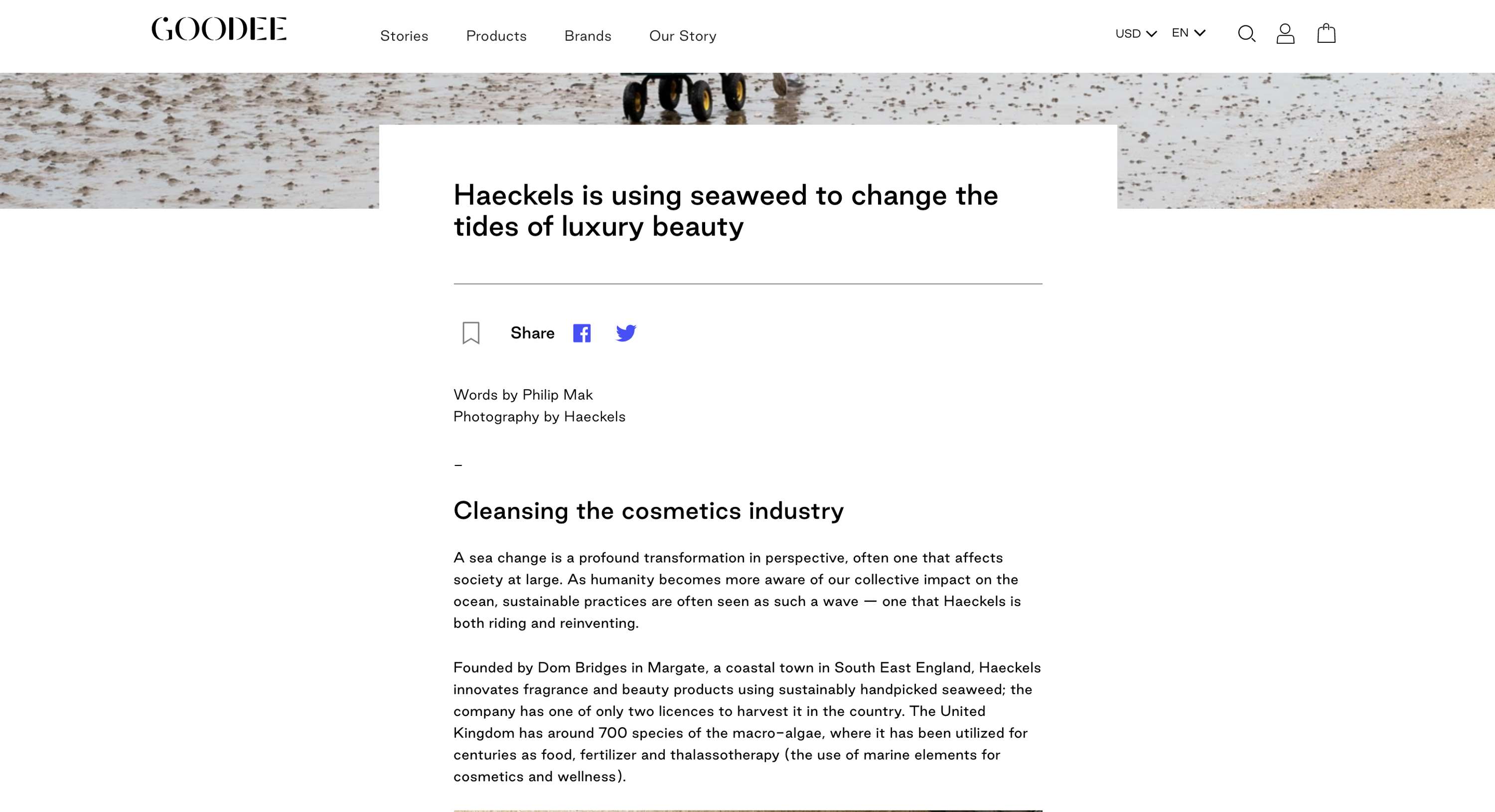 Goodee: Editorial content by Philip Mak