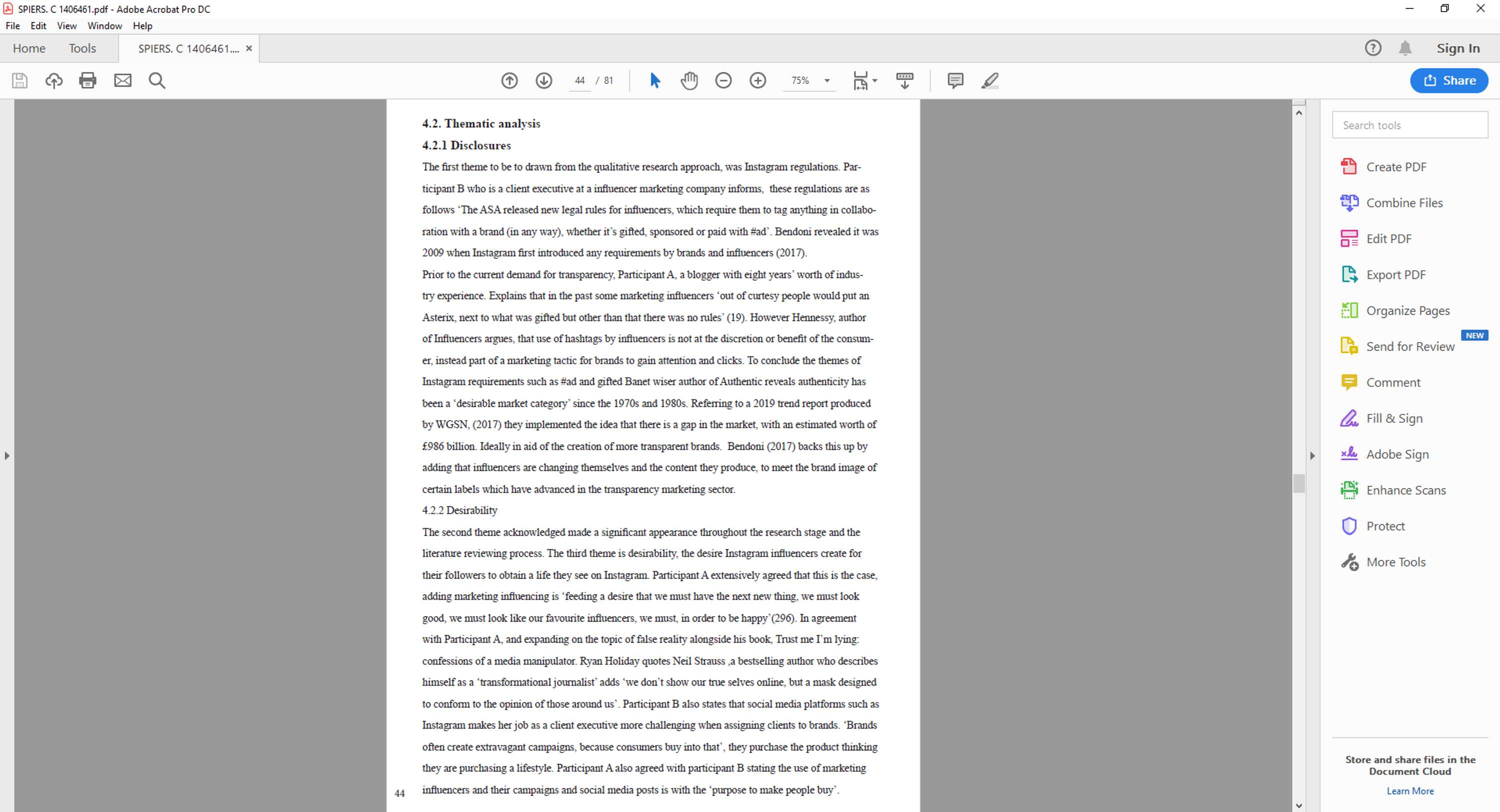 Research project. by Claire Spiers