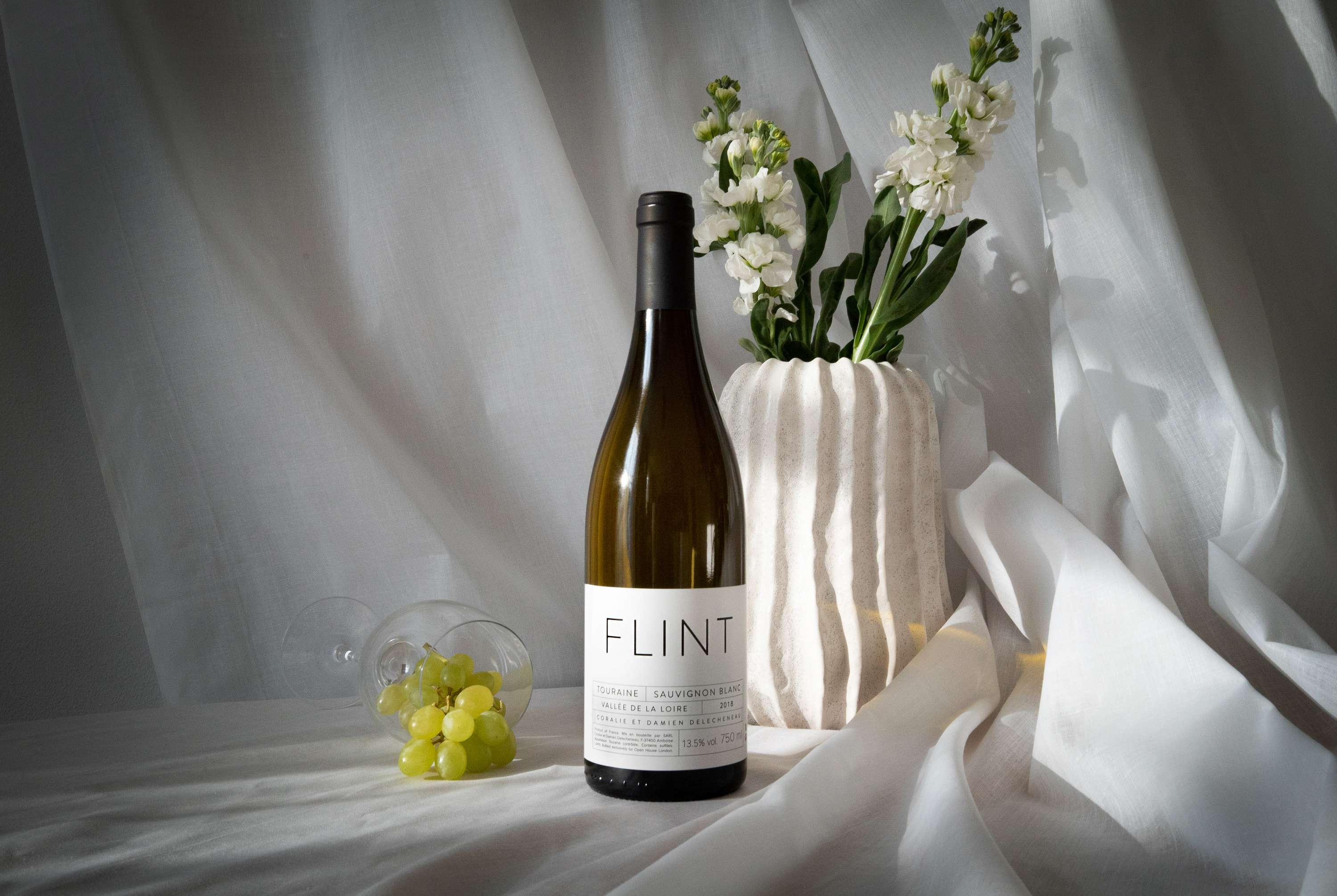 Flint wine label by Diana Shayakhmetova