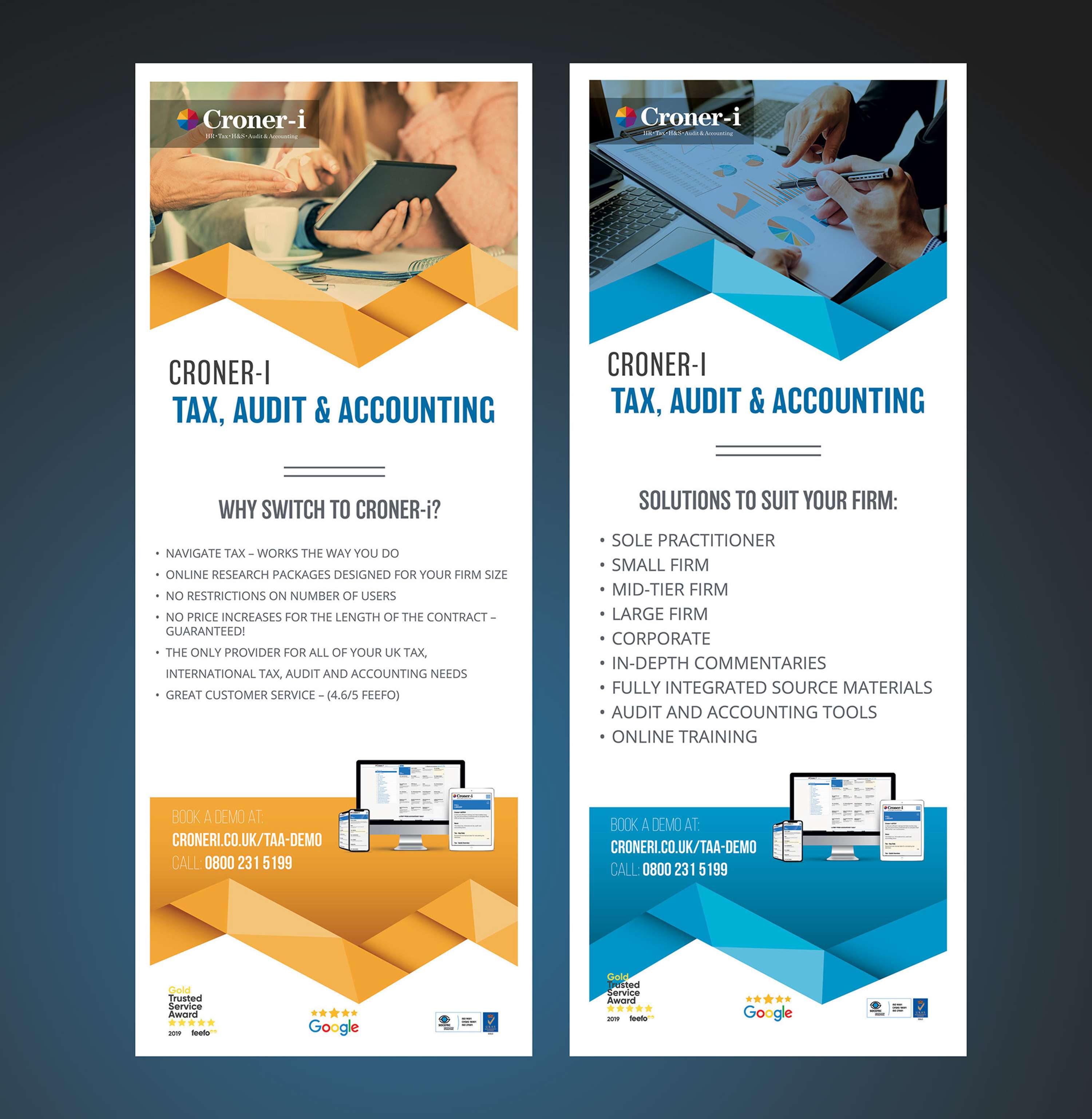 Roll-up banners by Elson Castro