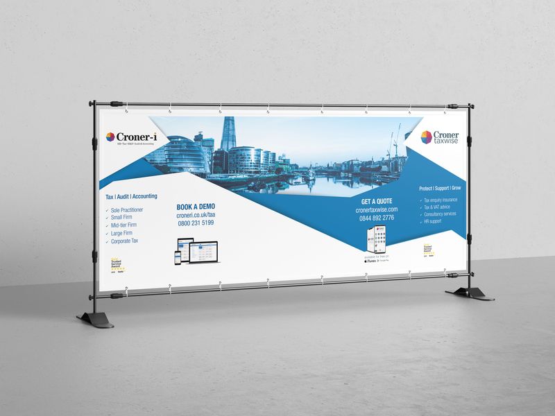 Accountex 2019 Wall Banner by Elson Castro