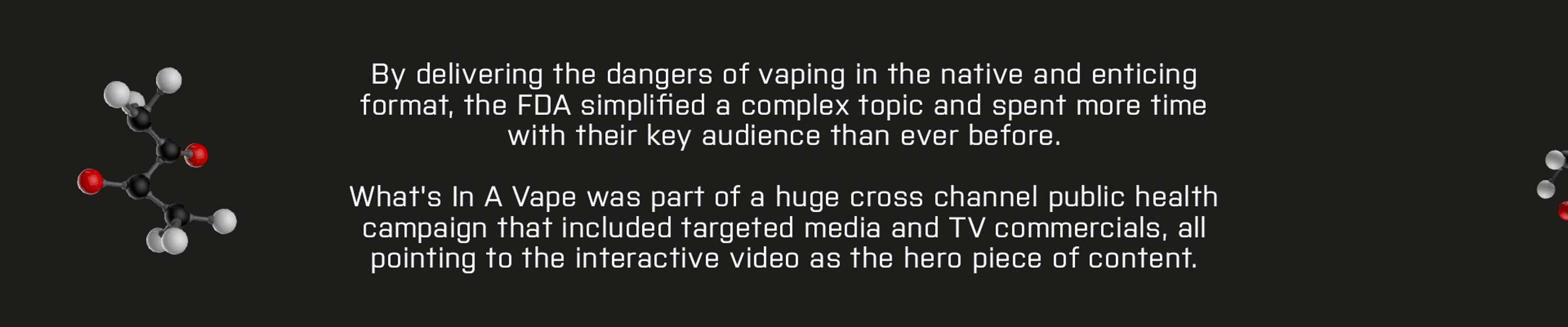 Whats's in a vape - Interactive Video Site by WIREWAX