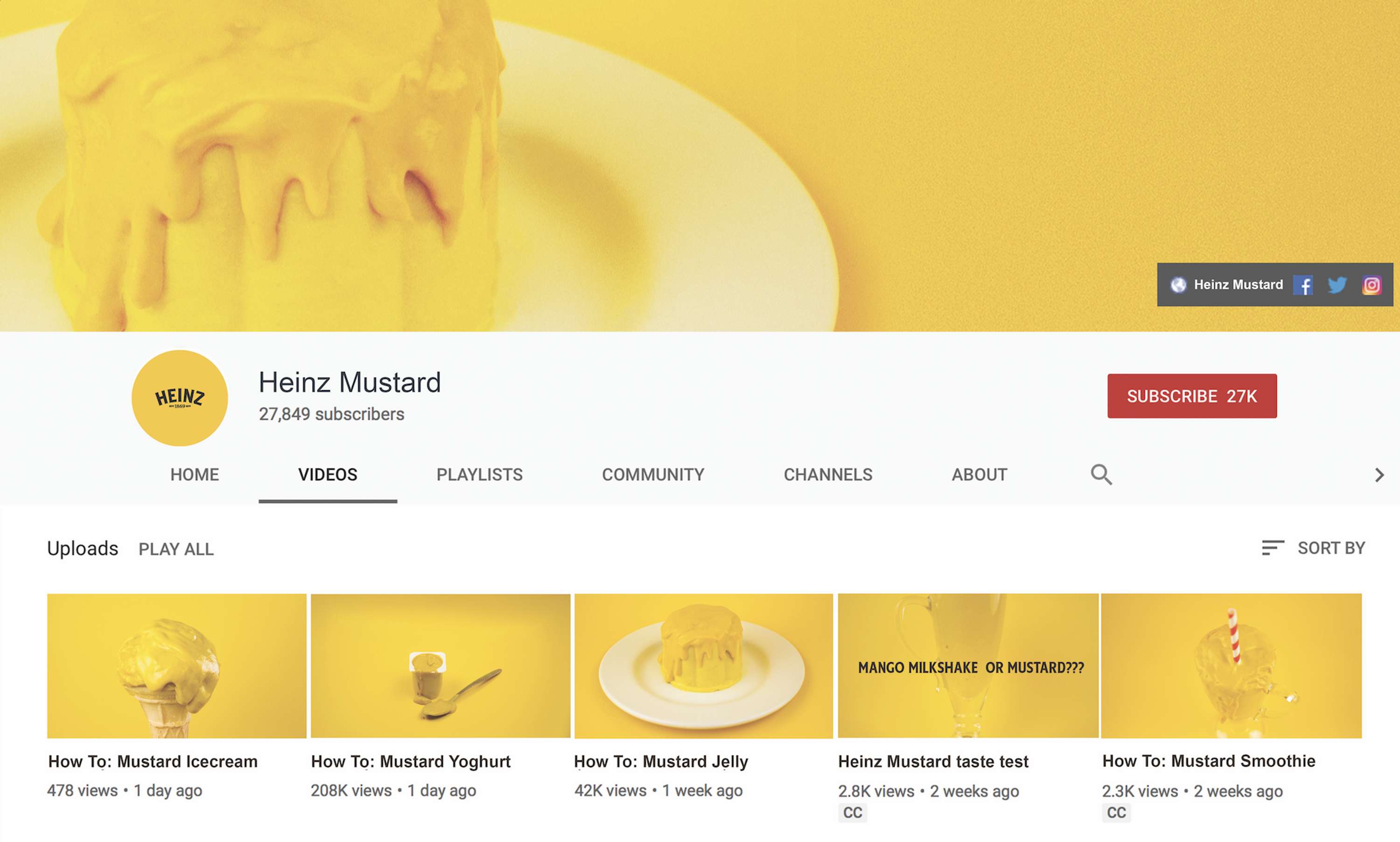 HEINZ: So mild it's almost not mustard. by Victoria Onaiyekan