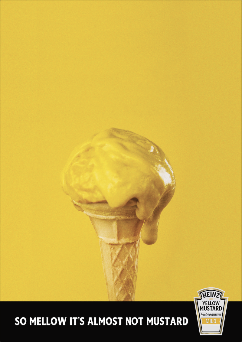 HEINZ: So mild it's almost not mustard. by Victoria Onaiyekan