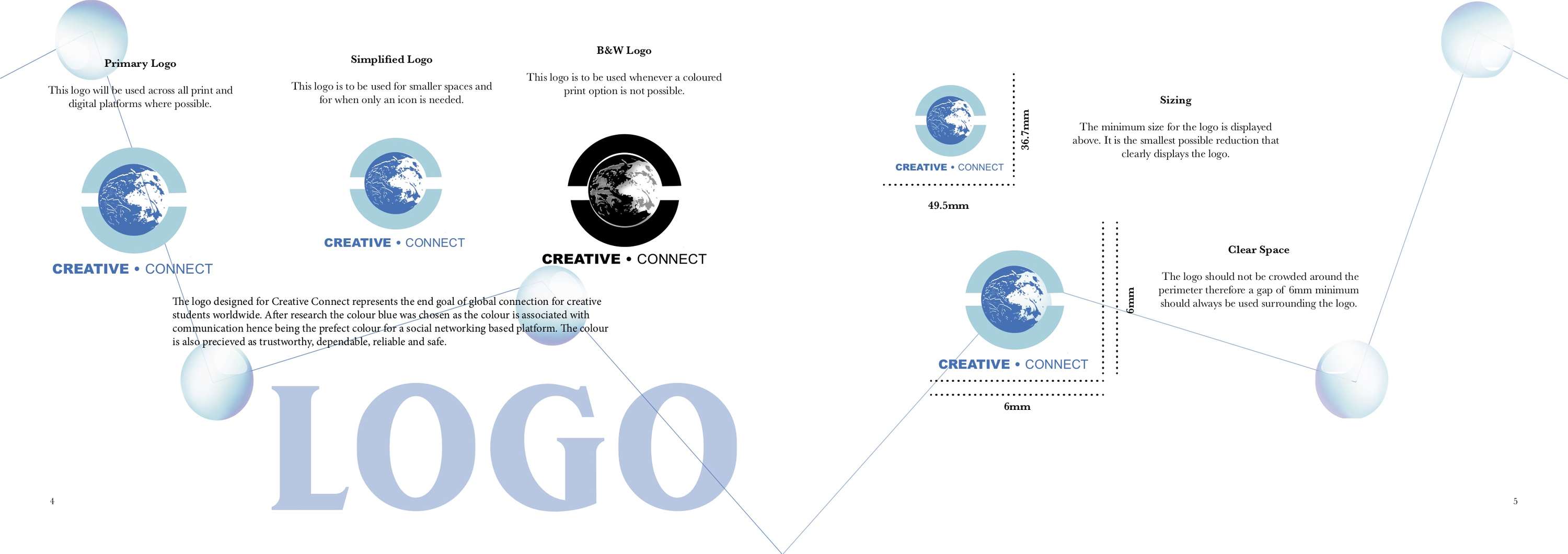 Creative Connect Branding by Gurleen Raj