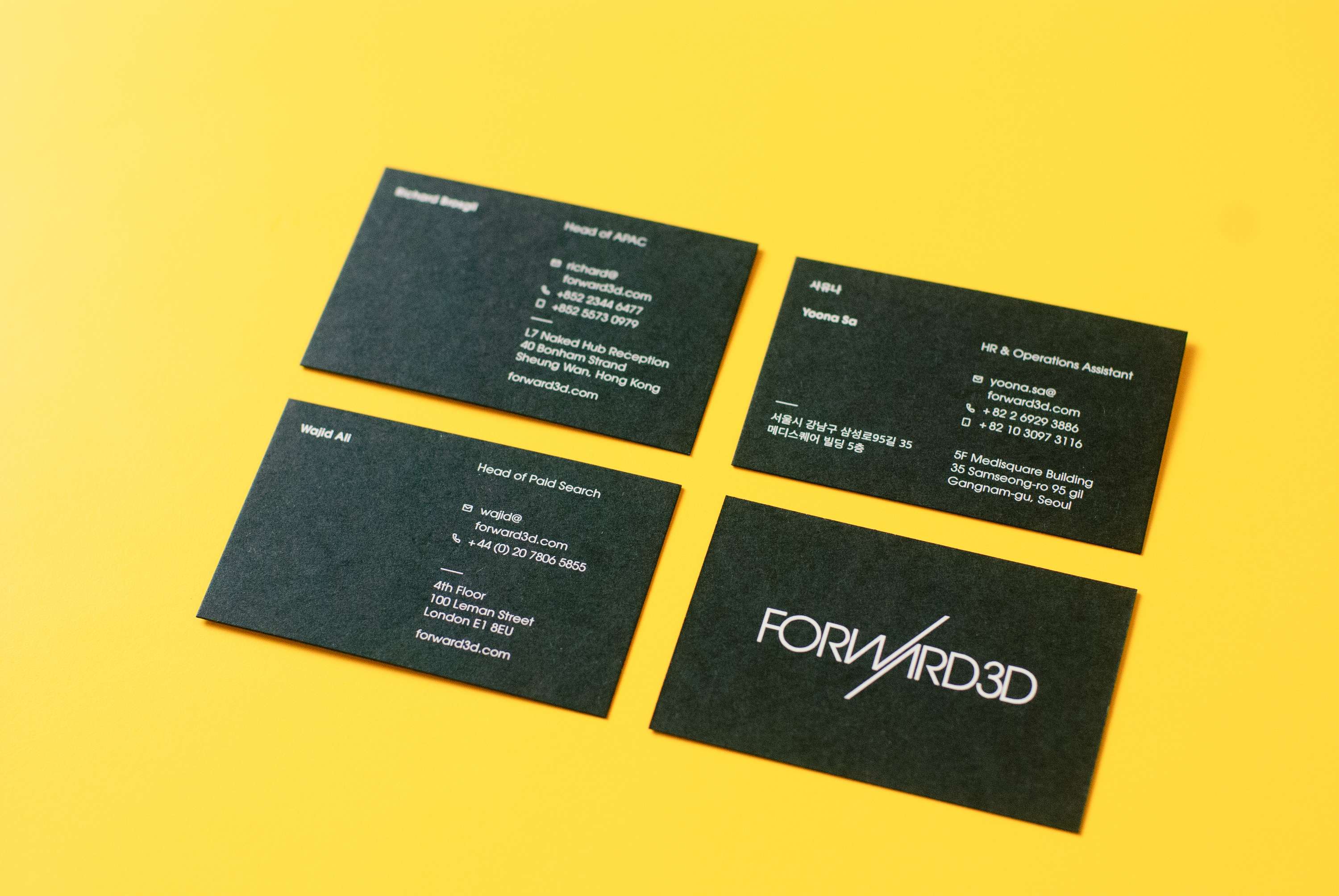 Forward3D: Identity & Collateral by Emilio Vanni