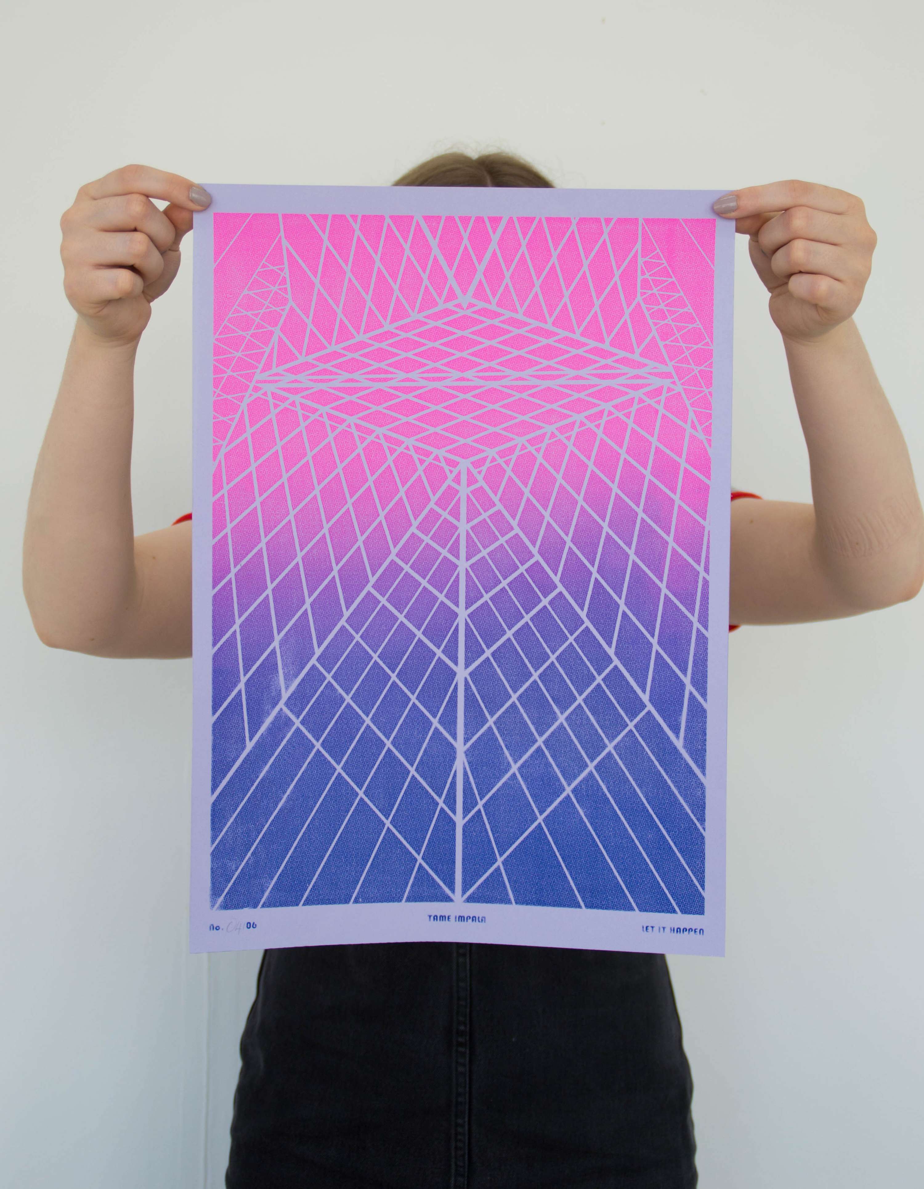 Tame Impala Screen Print by Rhianne Connelly