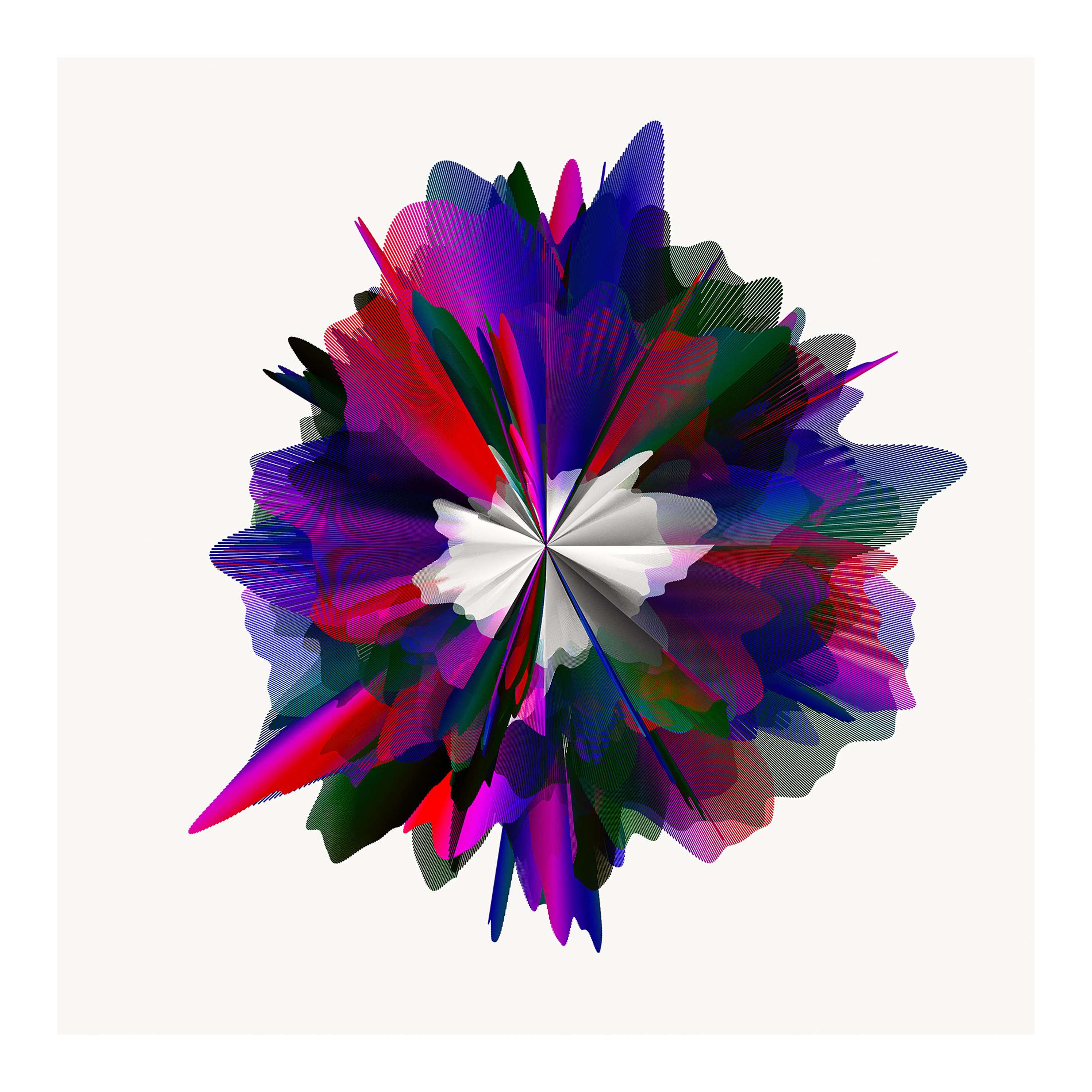 Lotus Flower (Generative Art) by Fabio Catapano
