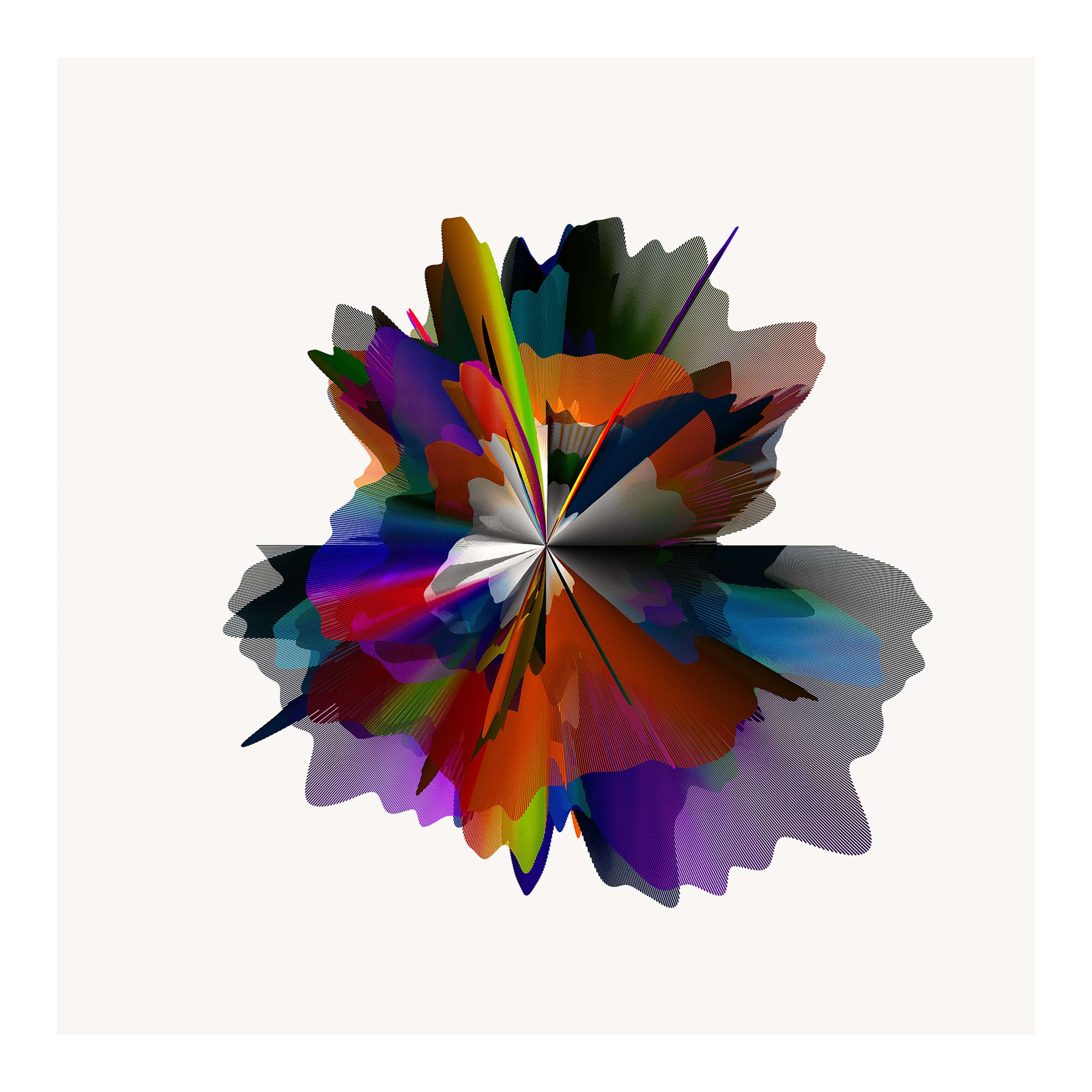 Lotus Flower (Generative Art) by Fabio Catapano