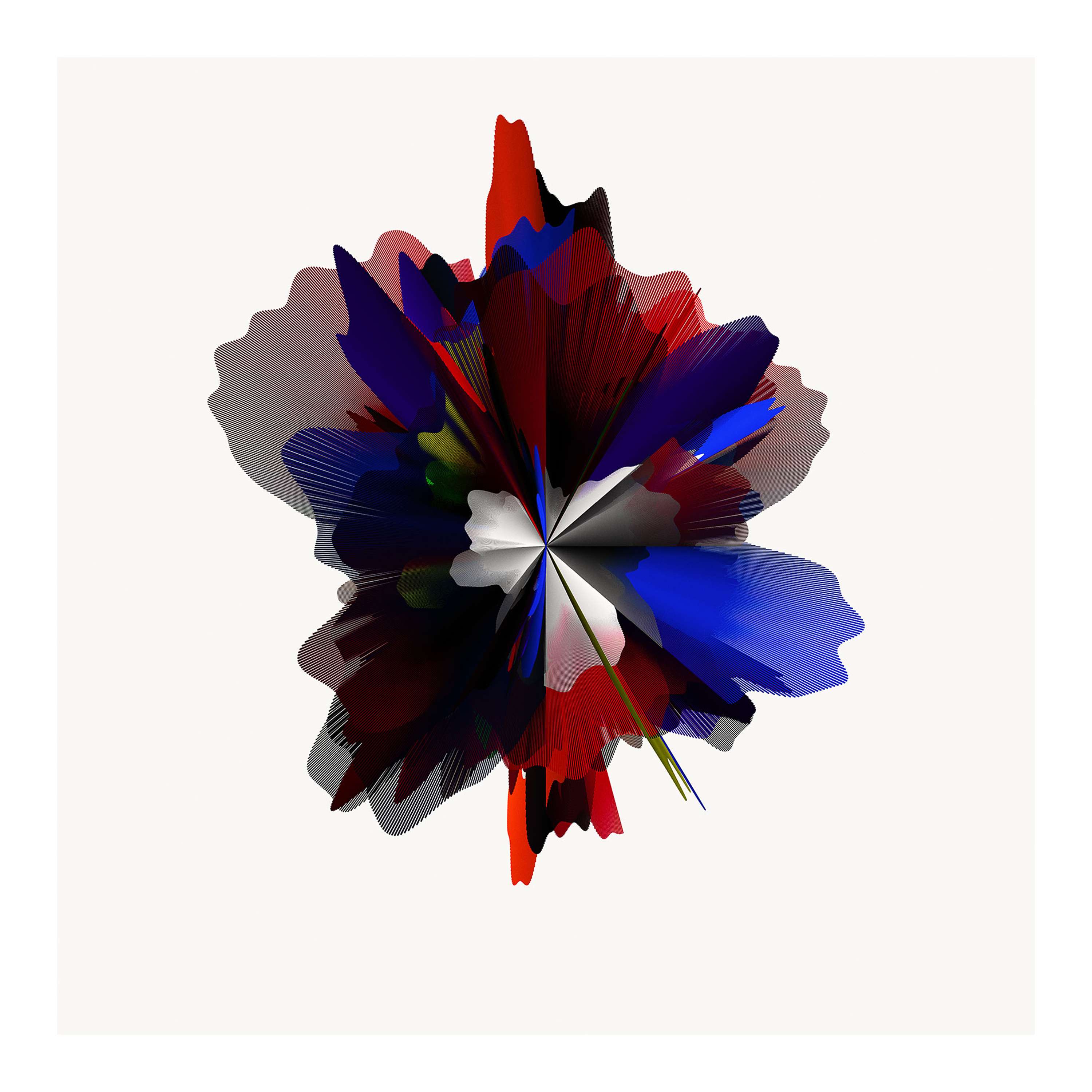 Lotus Flower (Generative Art) by Fabio Catapano