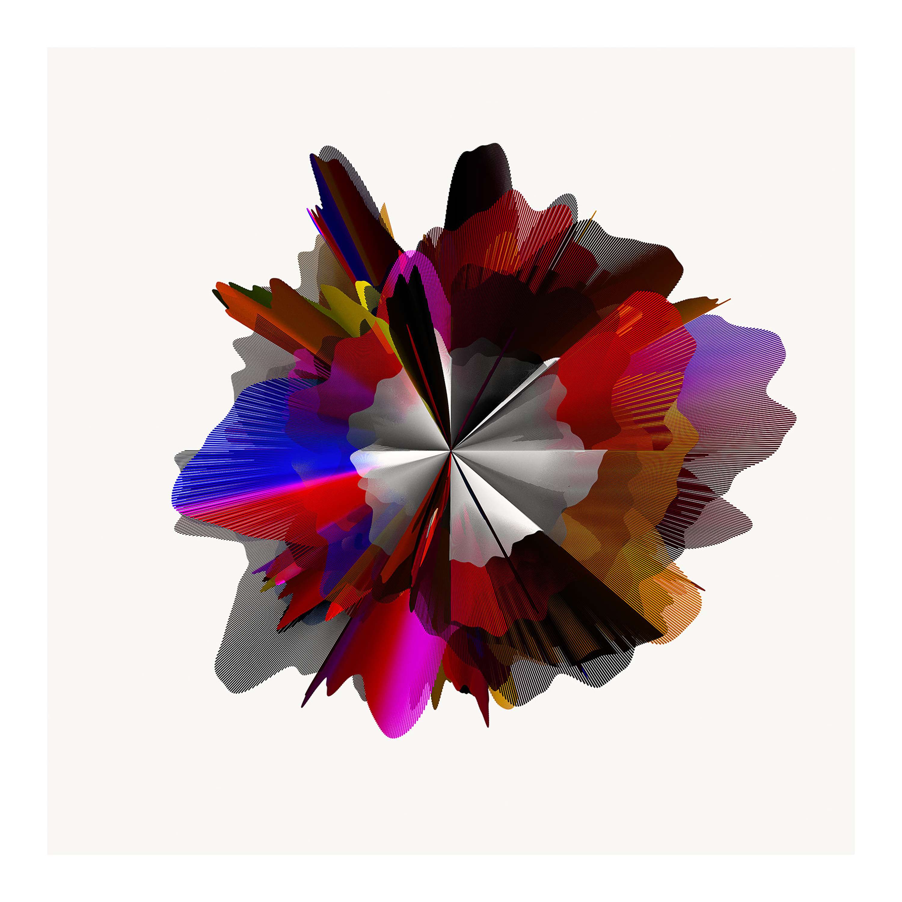 Lotus Flower (Generative Art) by Fabio Catapano