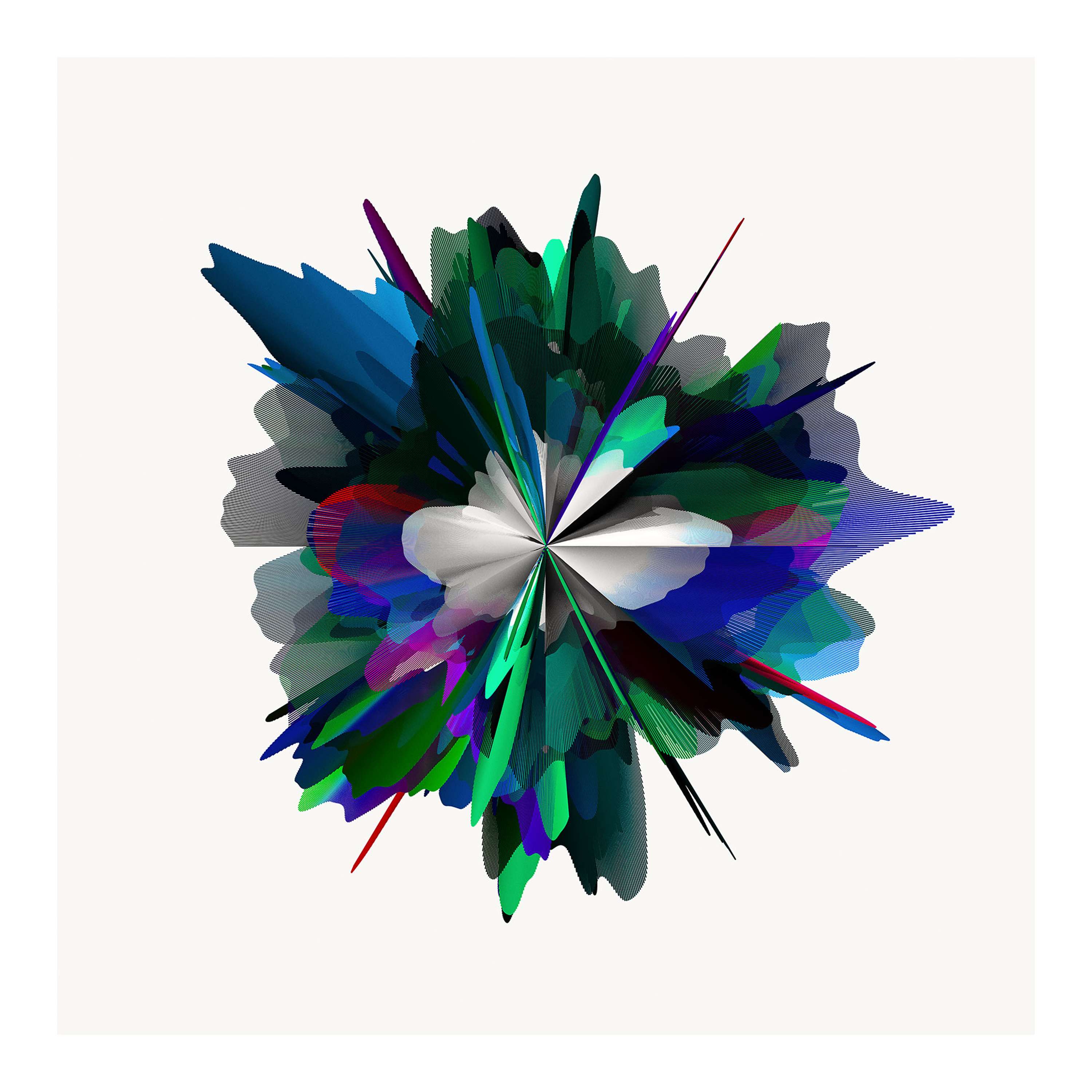 Lotus Flower (Generative Art) by Fabio Catapano