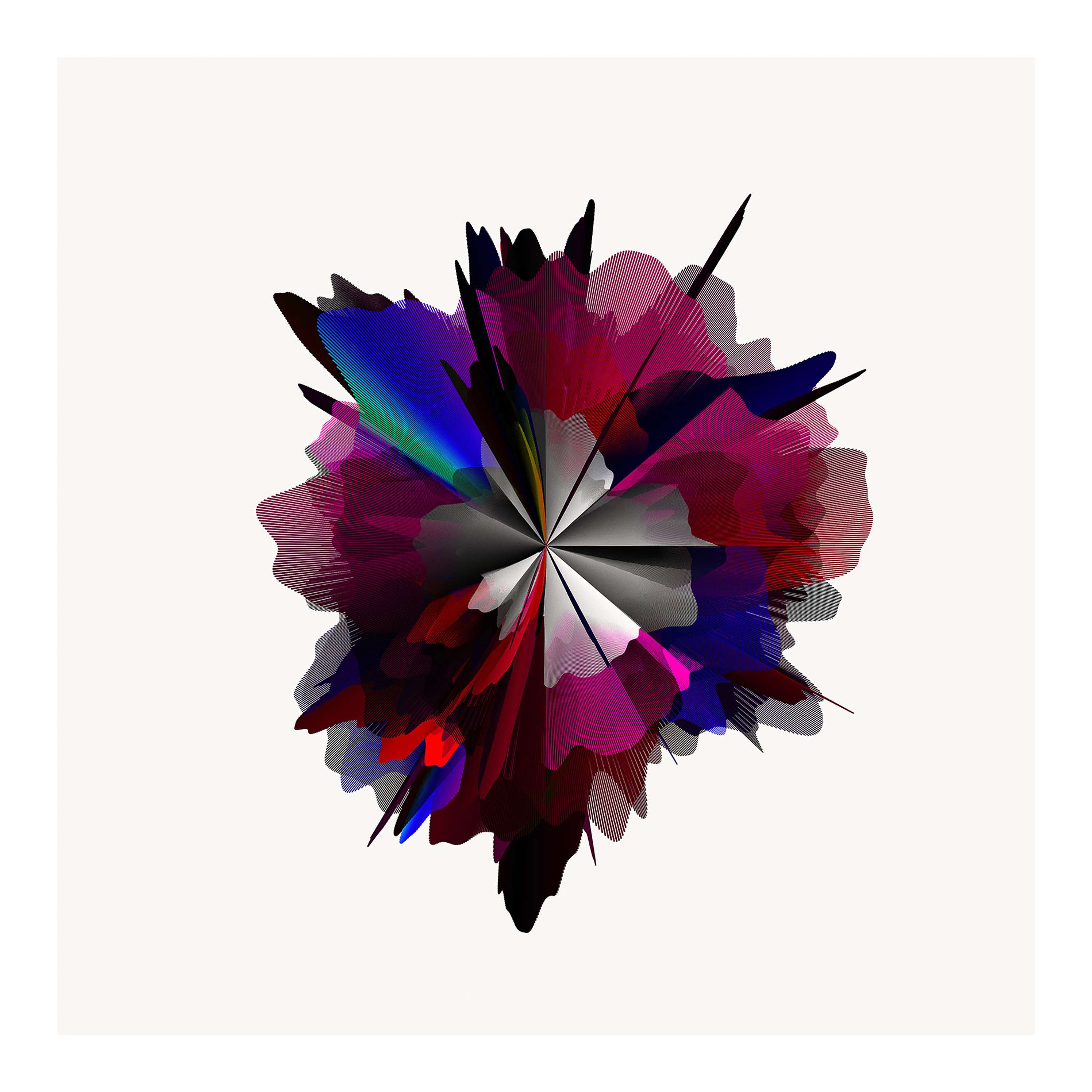 Lotus Flower (Generative Art) by Fabio Catapano
