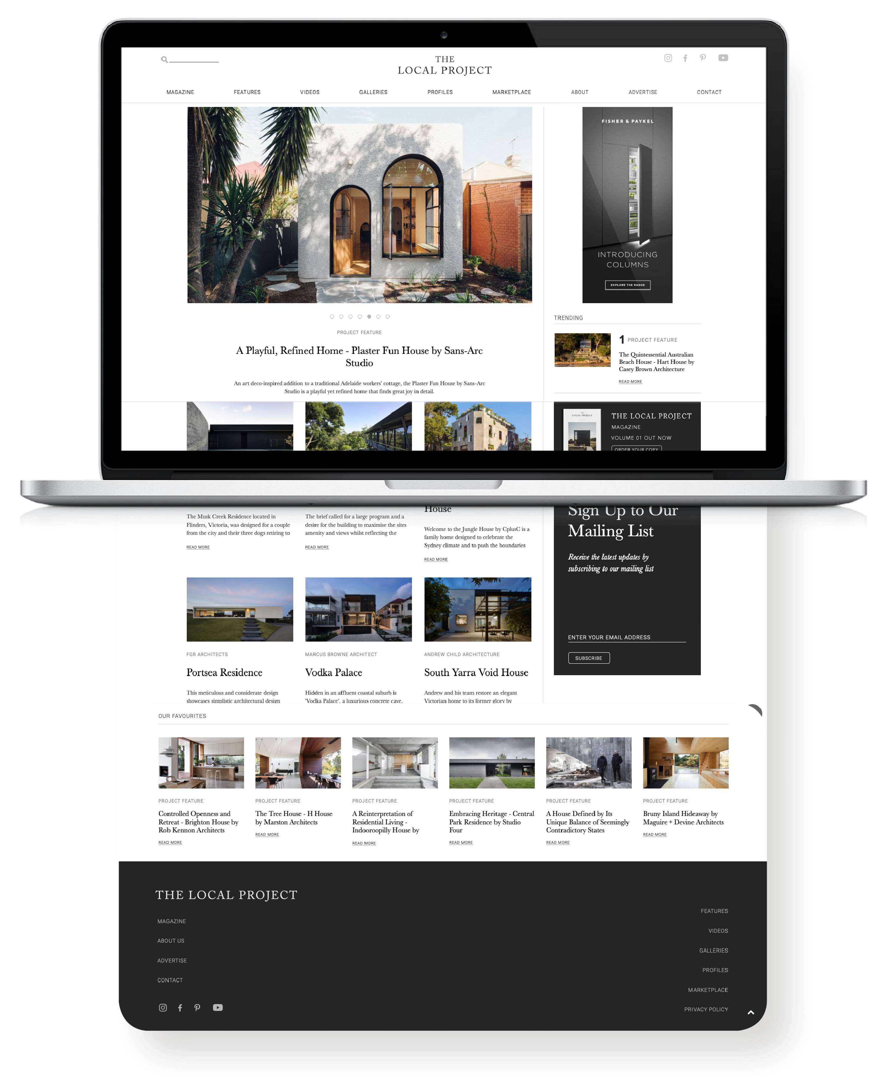 The Local Project – Website Design by Bridgette O'Brien