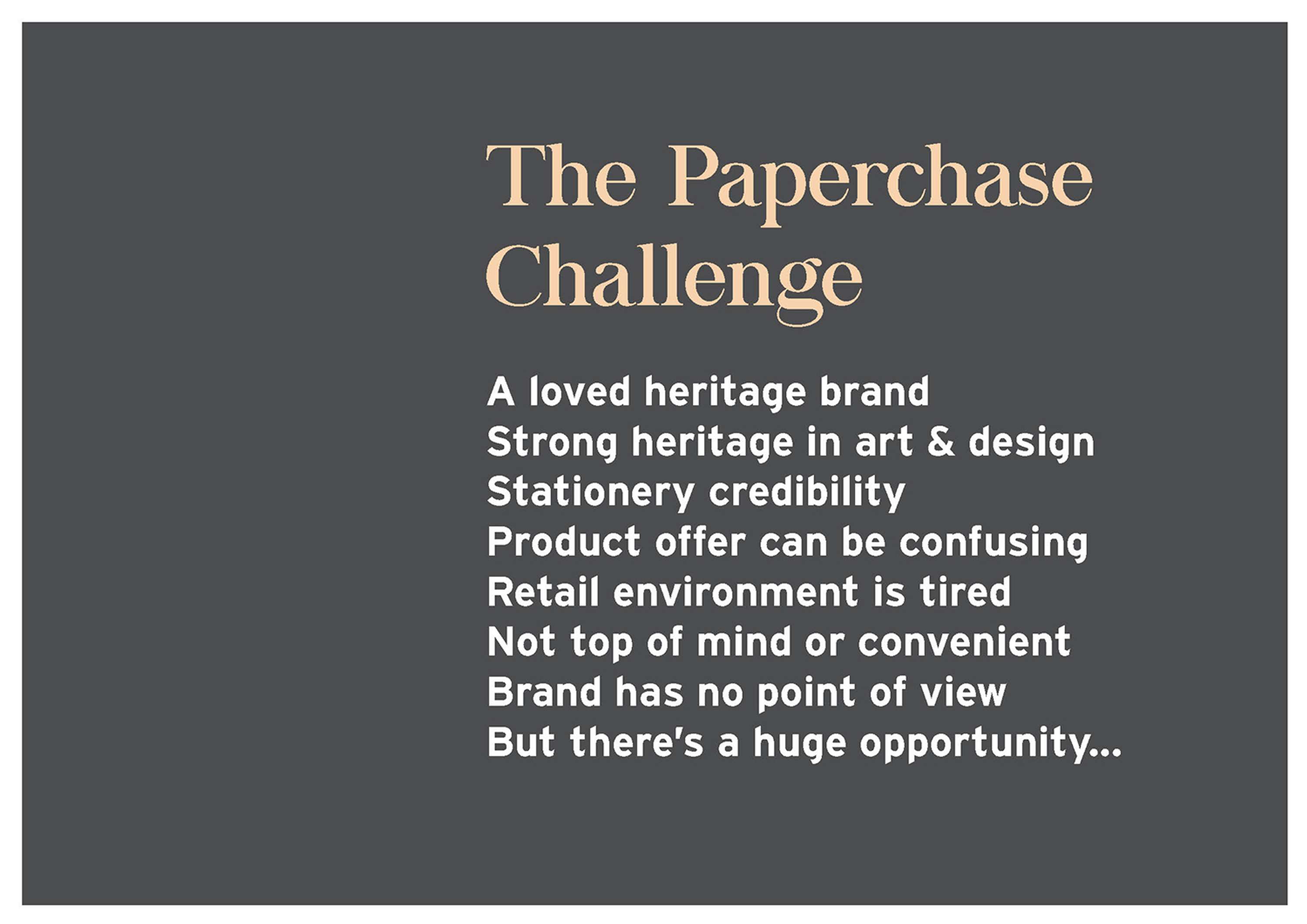 Paperchase Case Study by Scott Corbett