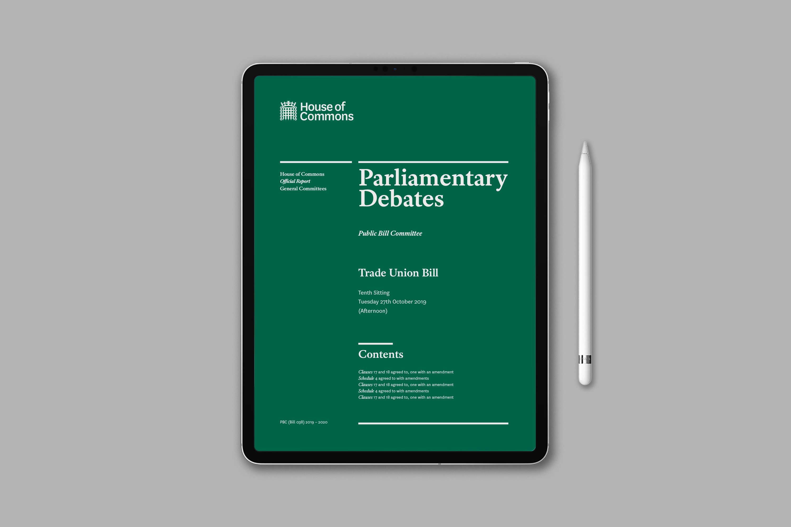 Creating a new visual operating system for The House of Commons... by Simon Manchipp