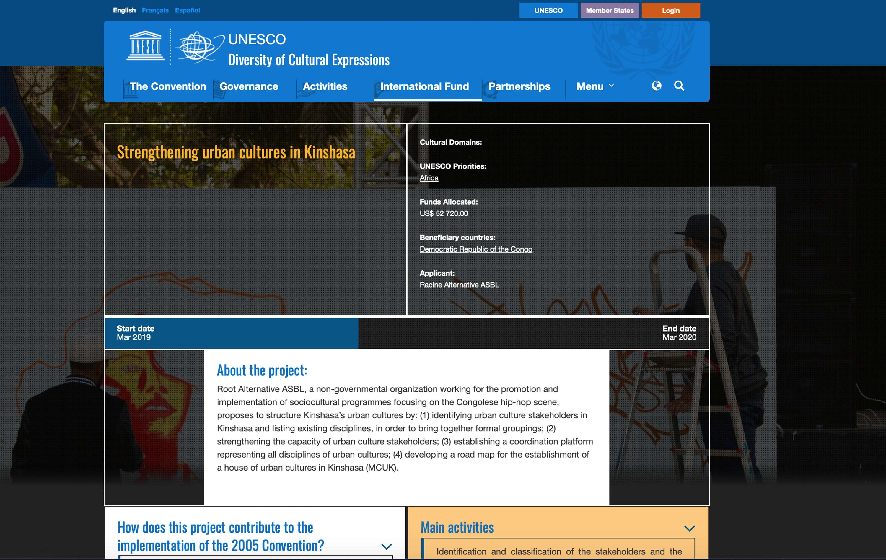 Web&UI Development / UNESCO Creativity Knowledge Management System by Emanuele Cidonelli