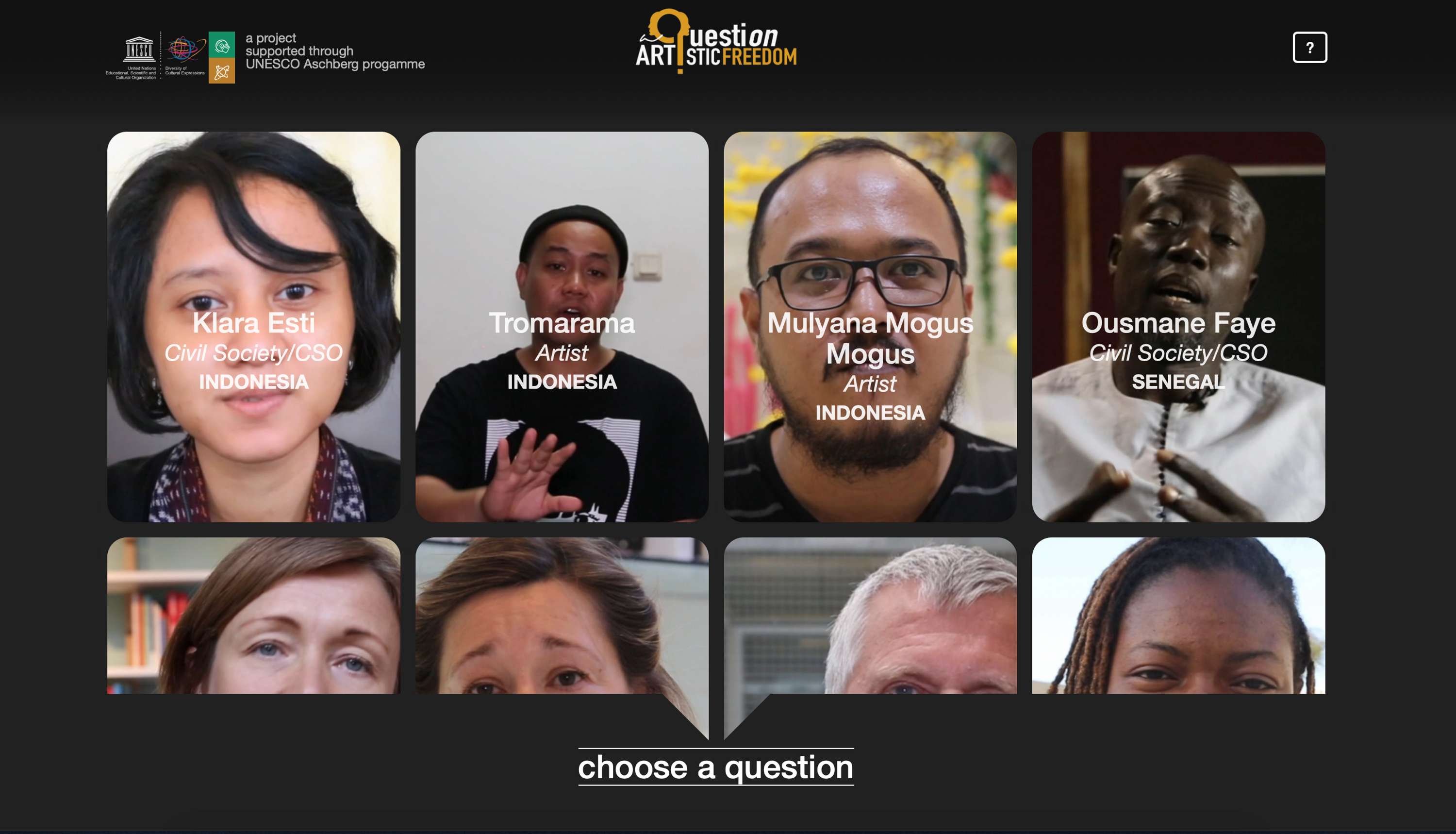 Participatory Video Project  / A question on artistic freedom by Emanuele Cidonelli