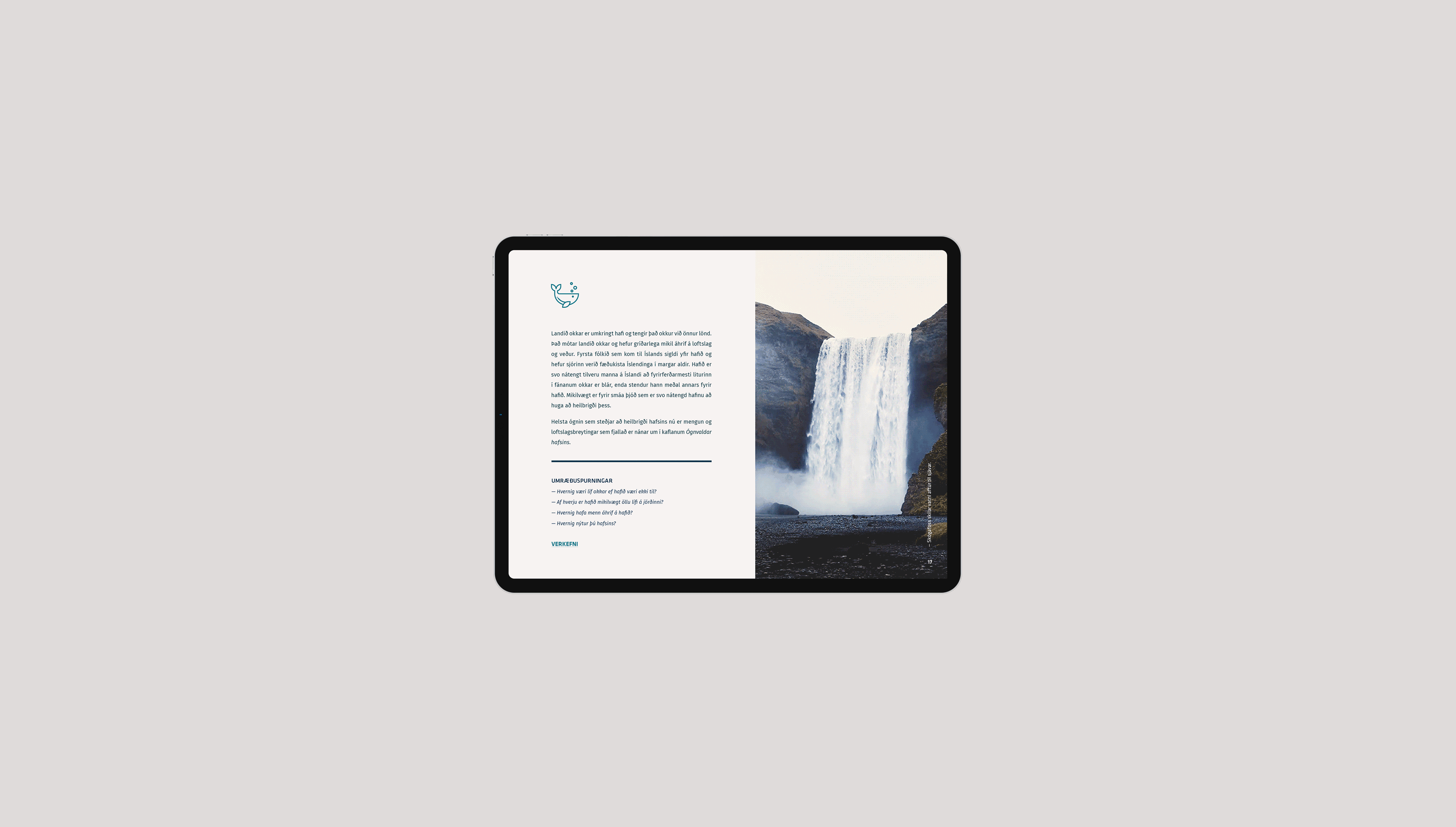 Hreint haf by Aron Freyr Heimisson