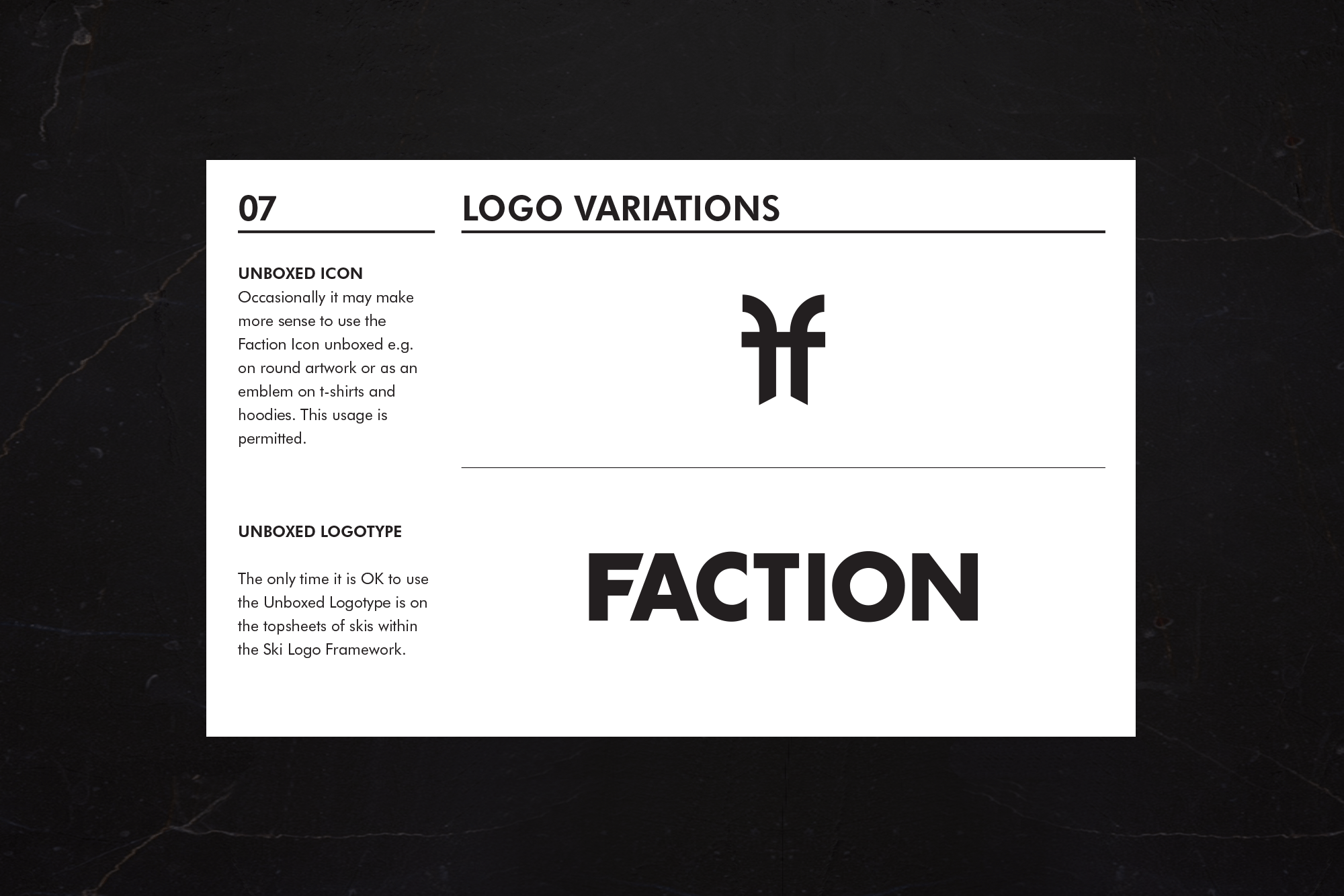 FACTION - Brand Refresh by Master