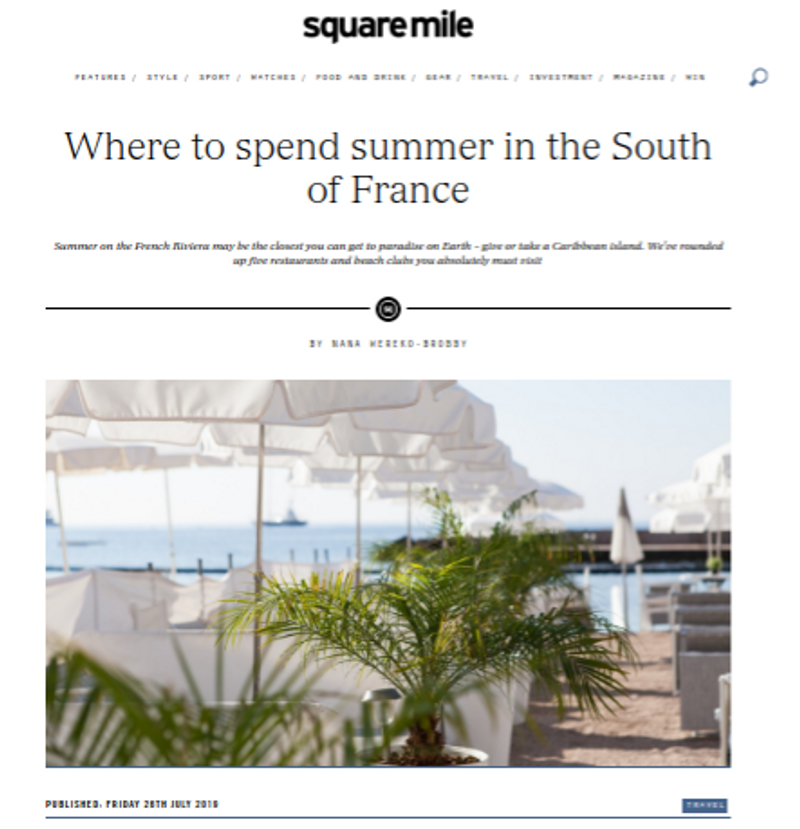 Lifestyle Writer for Square Mile Magazine by Nana Wereko-Brobby