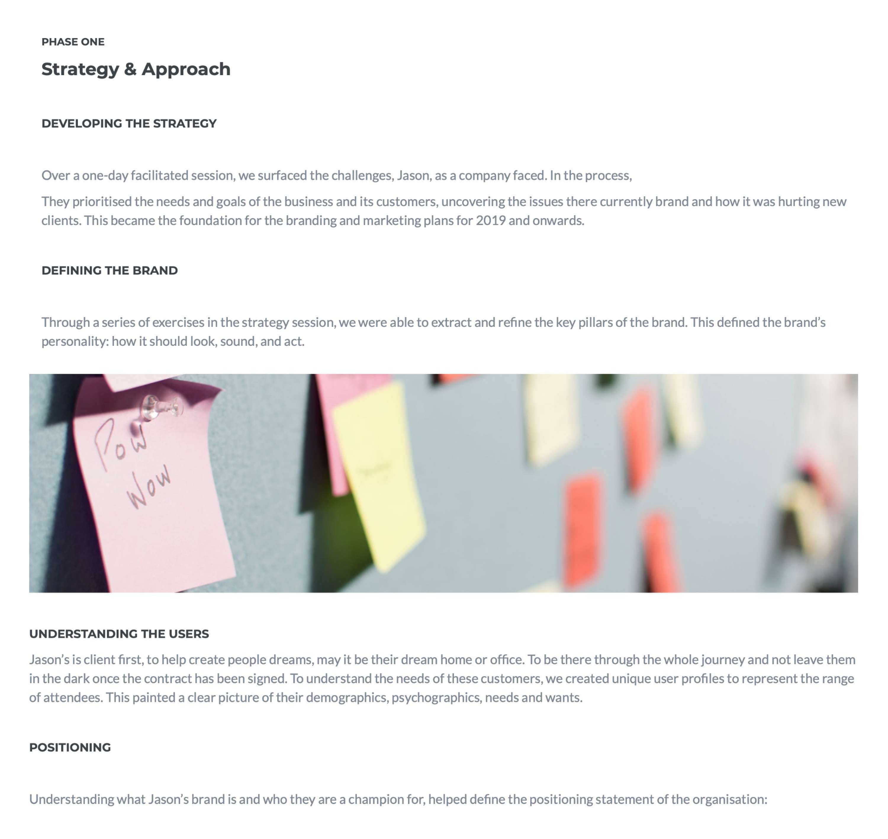 Jason's Building Design - Case Study by Andrew Salfinger