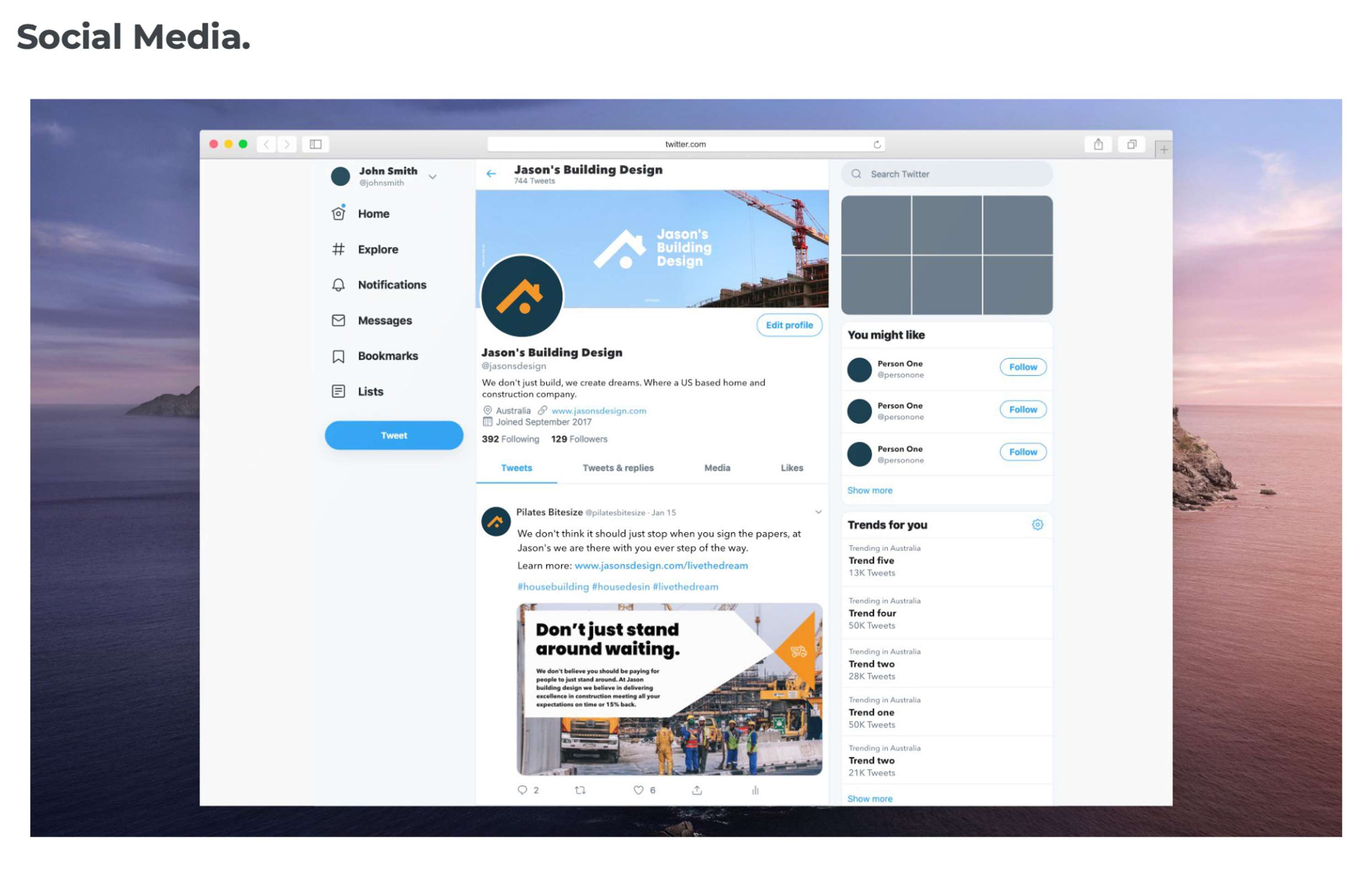 Jason's Building Design - Case Study by Andrew Salfinger