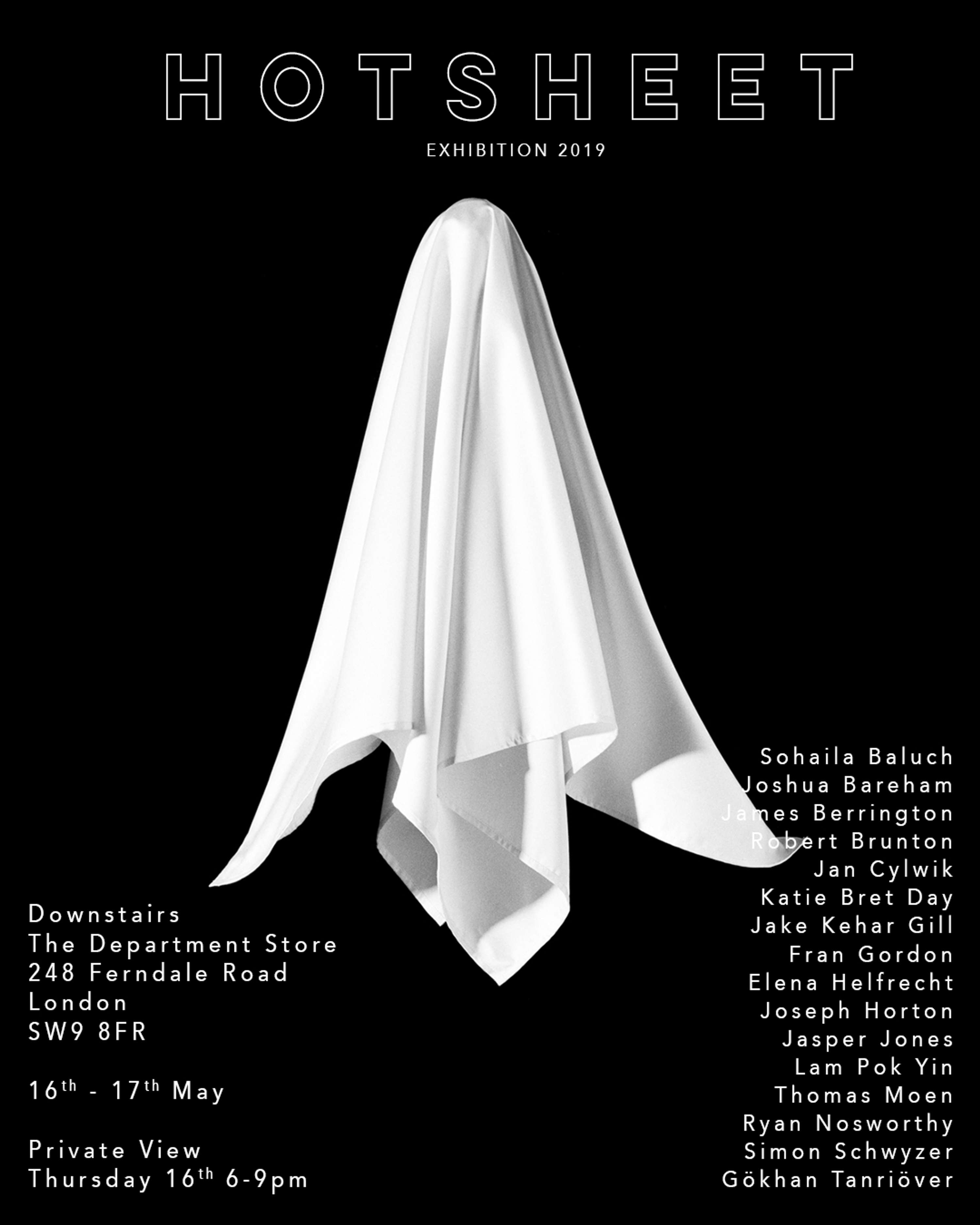 Hot Sheet Exhibition by Jasper Jones