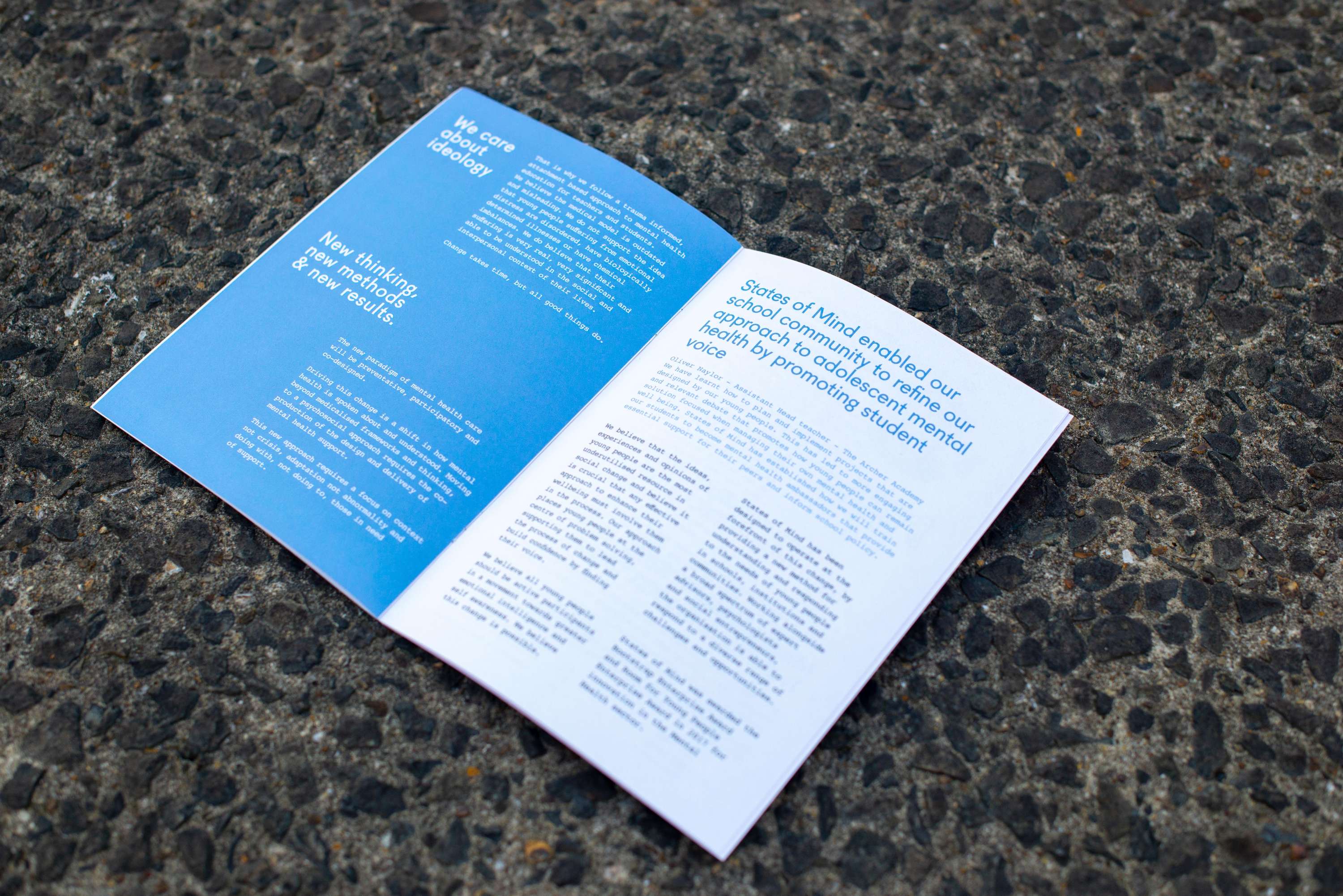 Branding and Editorial Design for States of Mind by Estefania Panizza