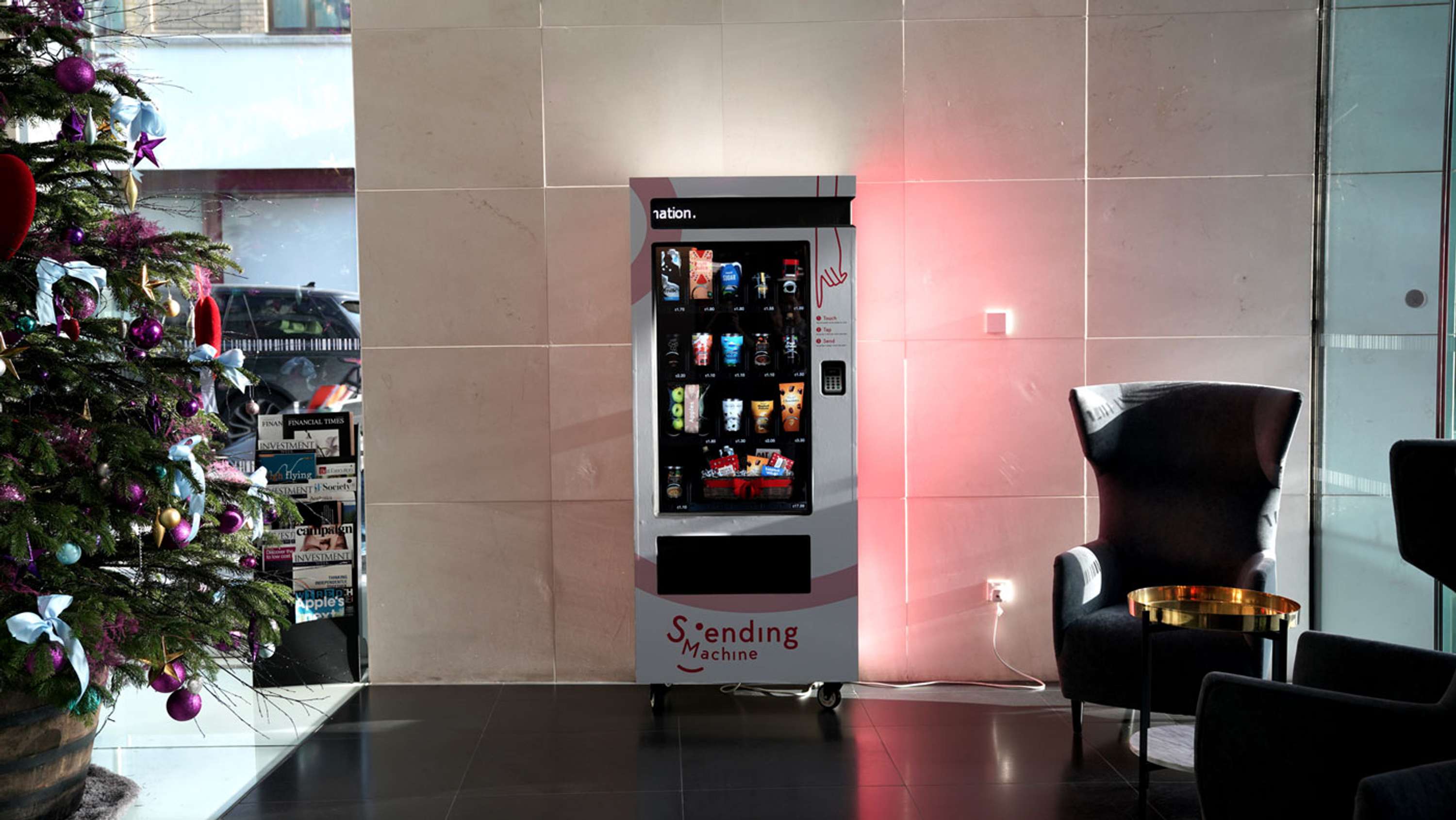 Sending Machine. A digital foodbank by Daniele Signoriello