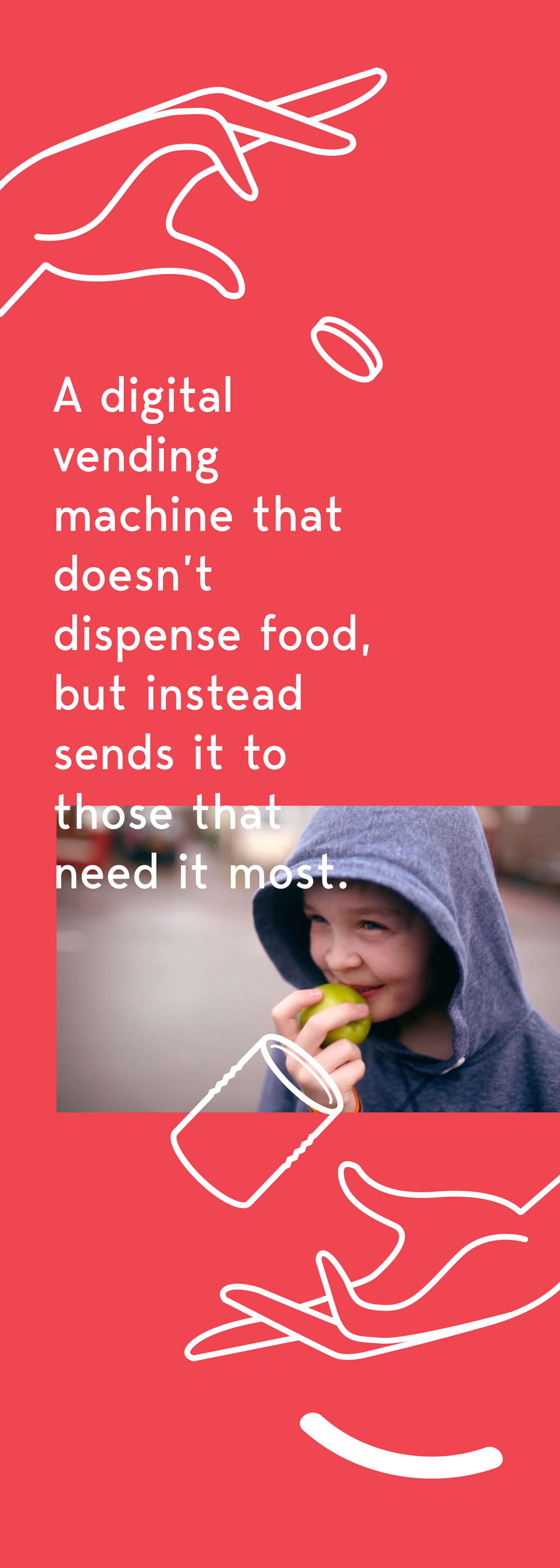 Sending Machine. A digital foodbank by Daniele Signoriello