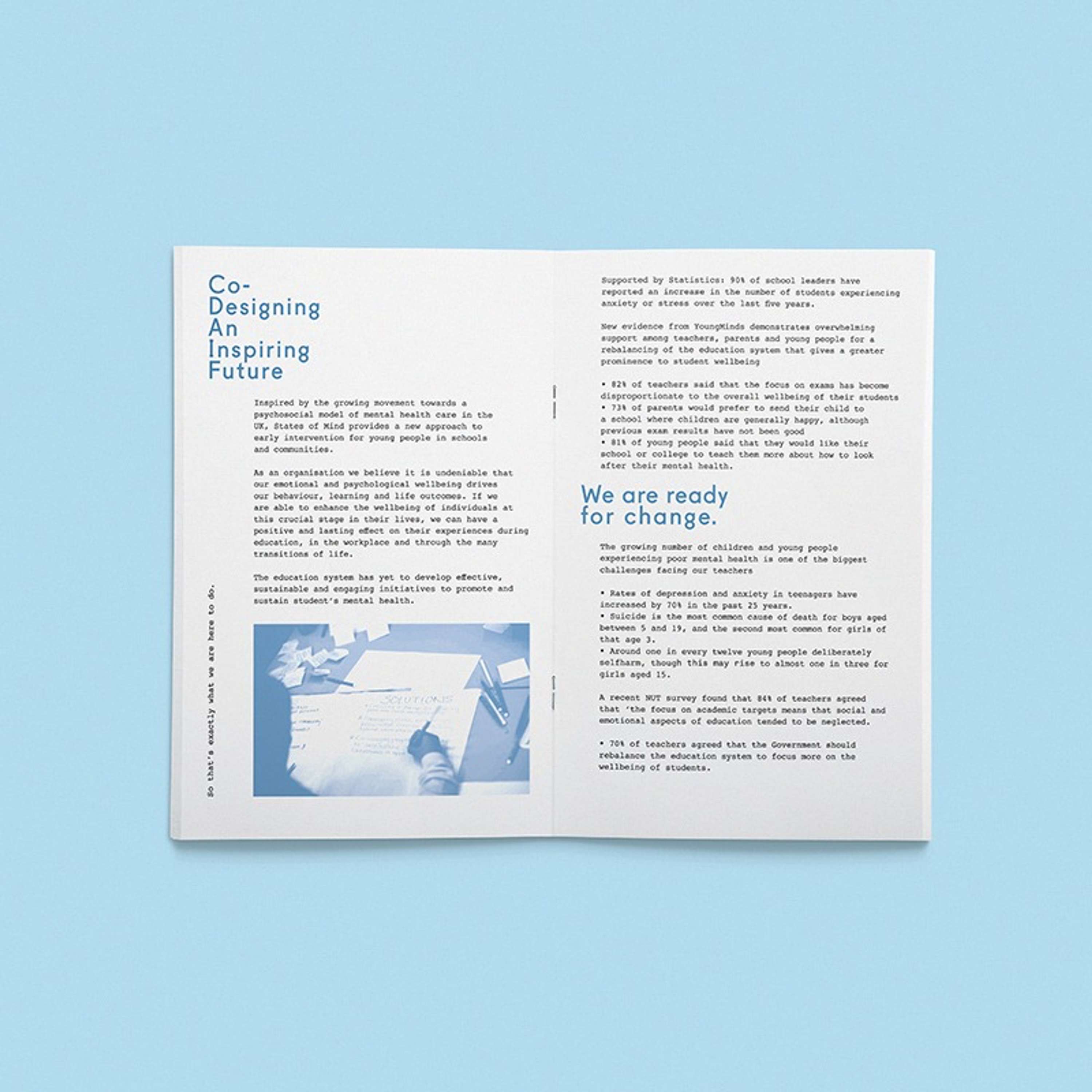 Branding and Editorial Design for States of Mind by Estefania Panizza