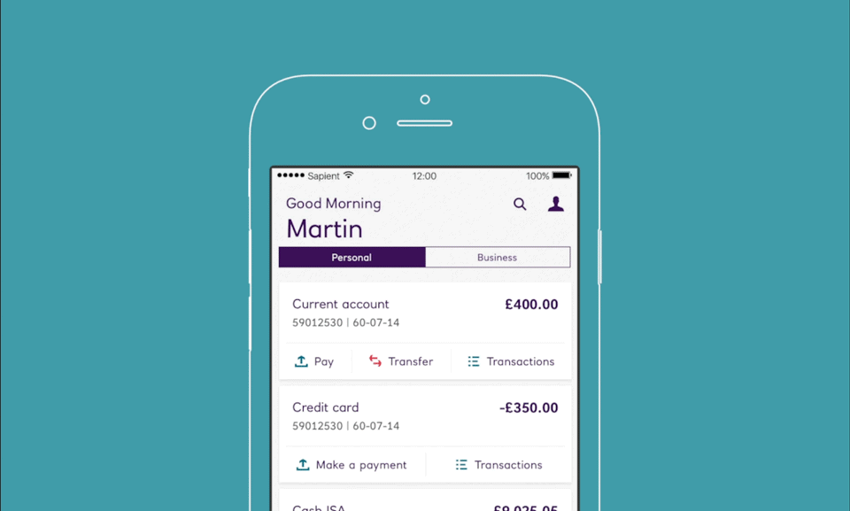 Natwest | Mobile Banking App by Antonino Iacona