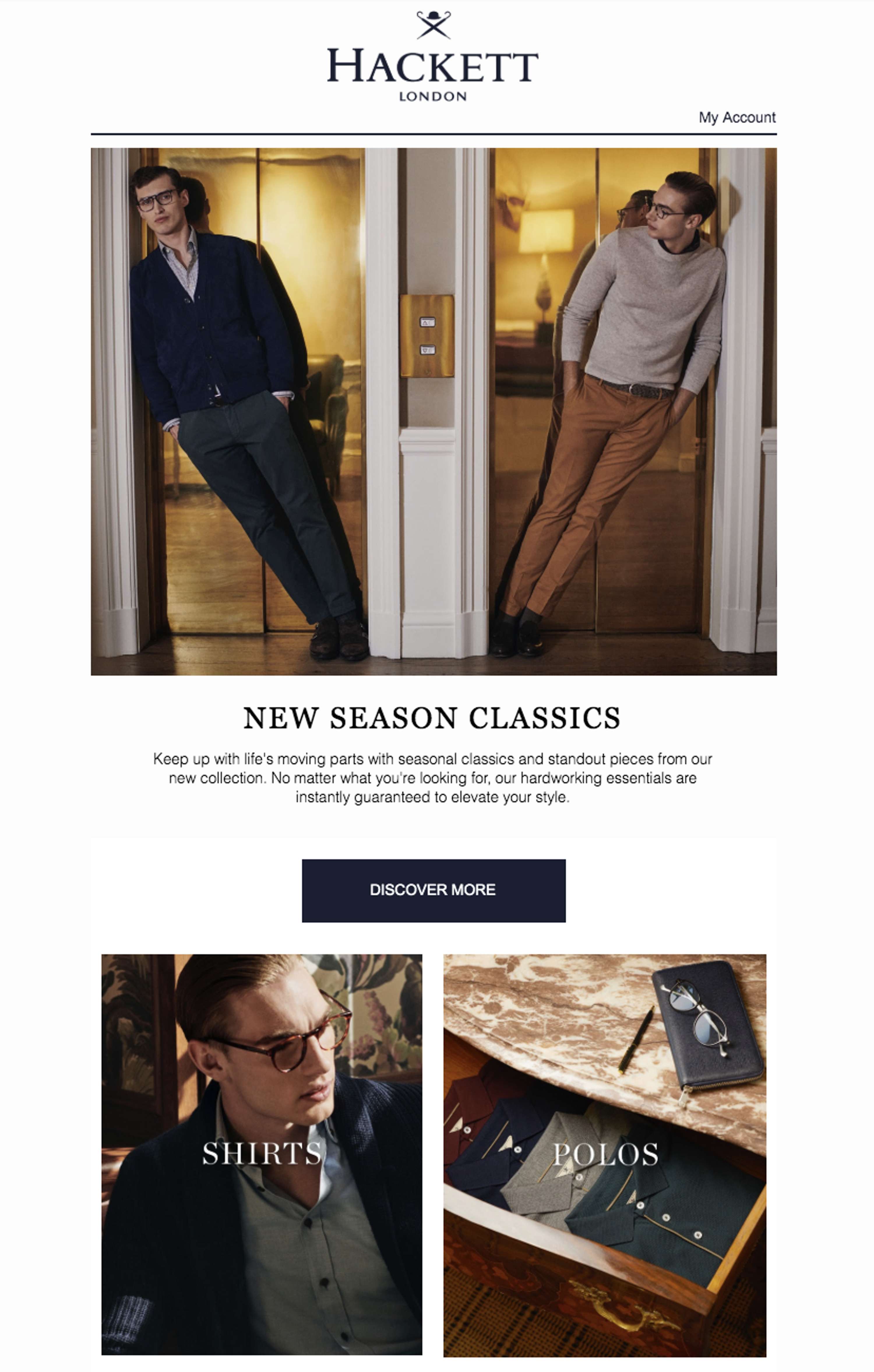 Hackett London - Newsletter by Gavin Hastings